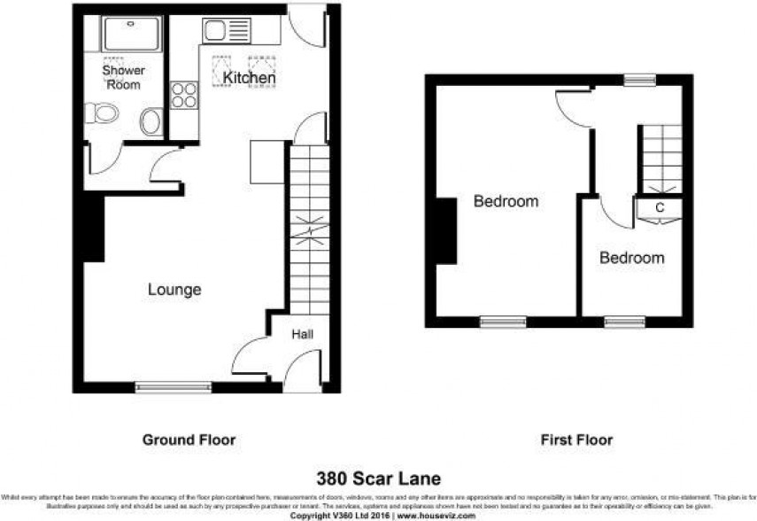 Floorplan for Scar Lane, Golcar, Huddersfield