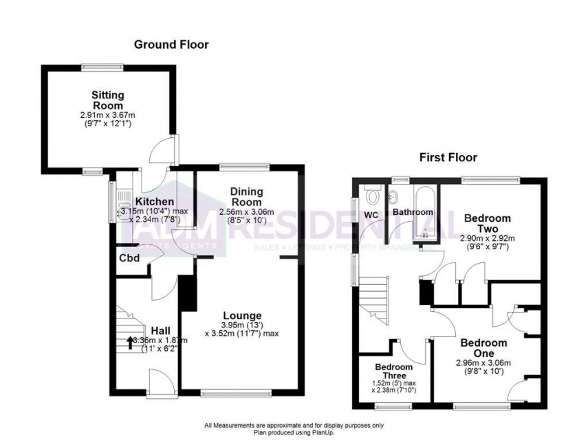 Floorplan for Hexham Green, Huddersfield