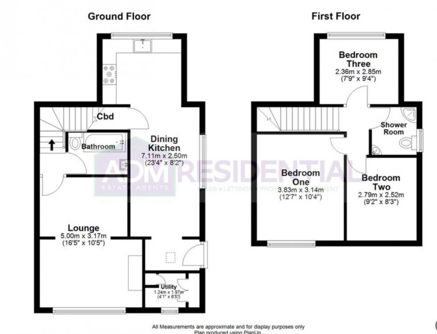 Floorplan for Nettleton Hill, Golcar, Huddersfield