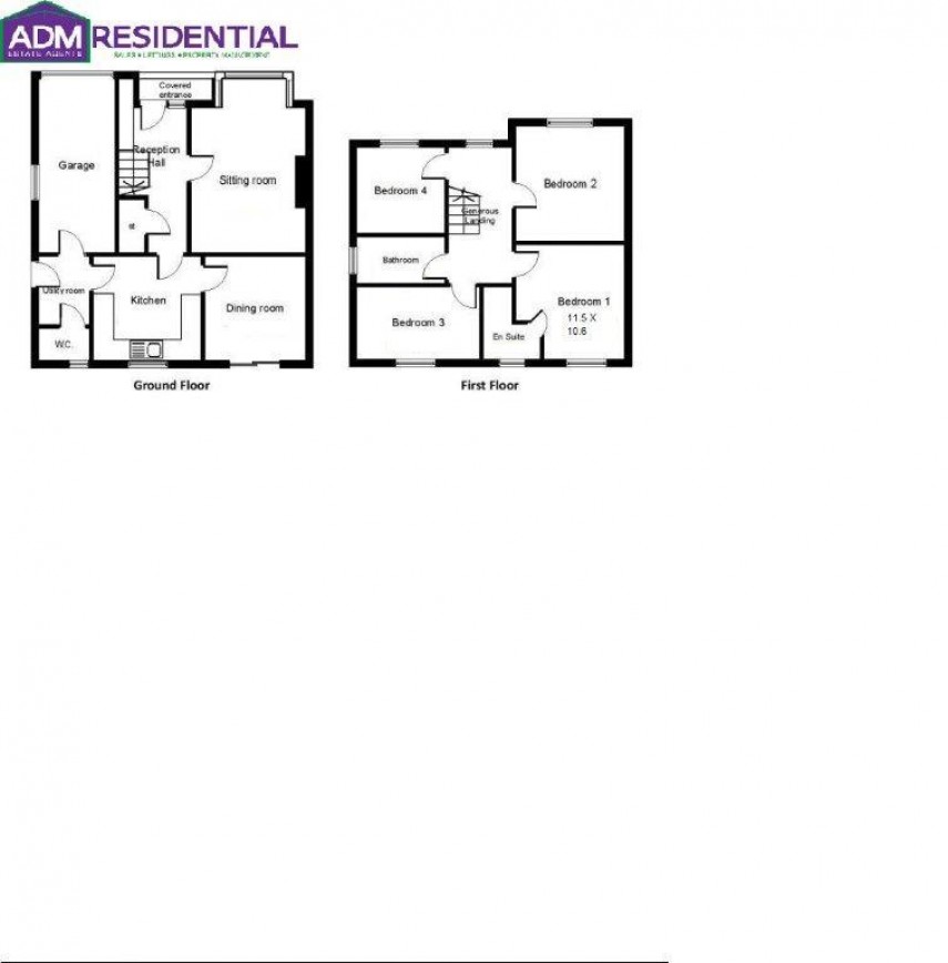 Floorplan for The Orchard, Golcar, Huddersfield