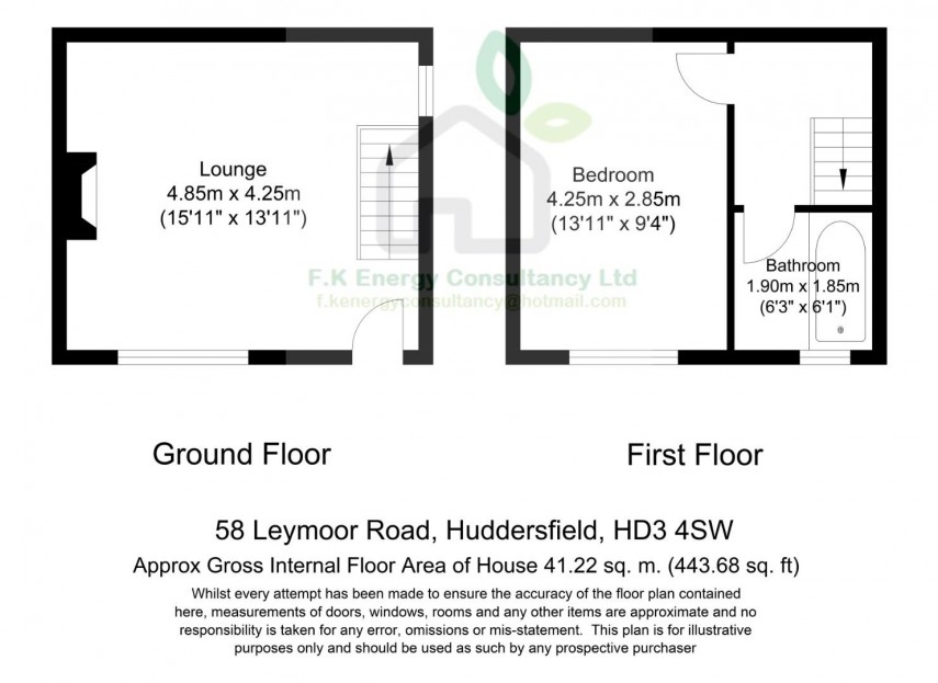 Floorplan for Leymoor Road, Huddersfield