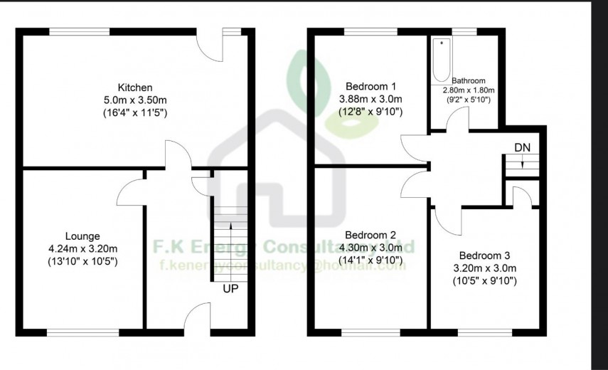 Floorplan for Scar Lane, Golcar, Huddersfield