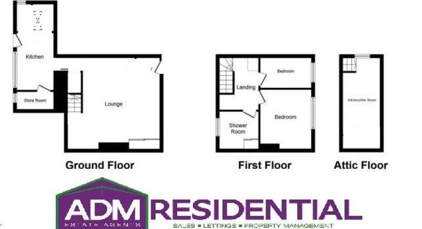 Floorplan for Crosland Hill Road, Huddersfield