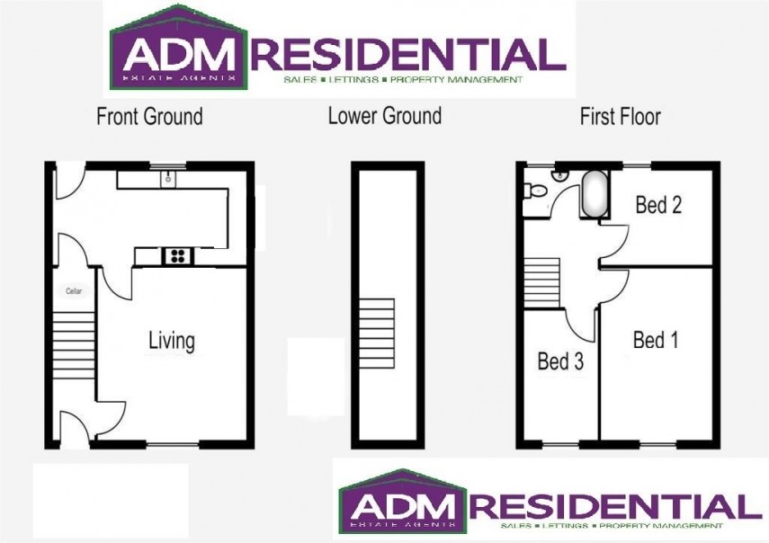 Floorplan for Rufford Road, Huddersfield