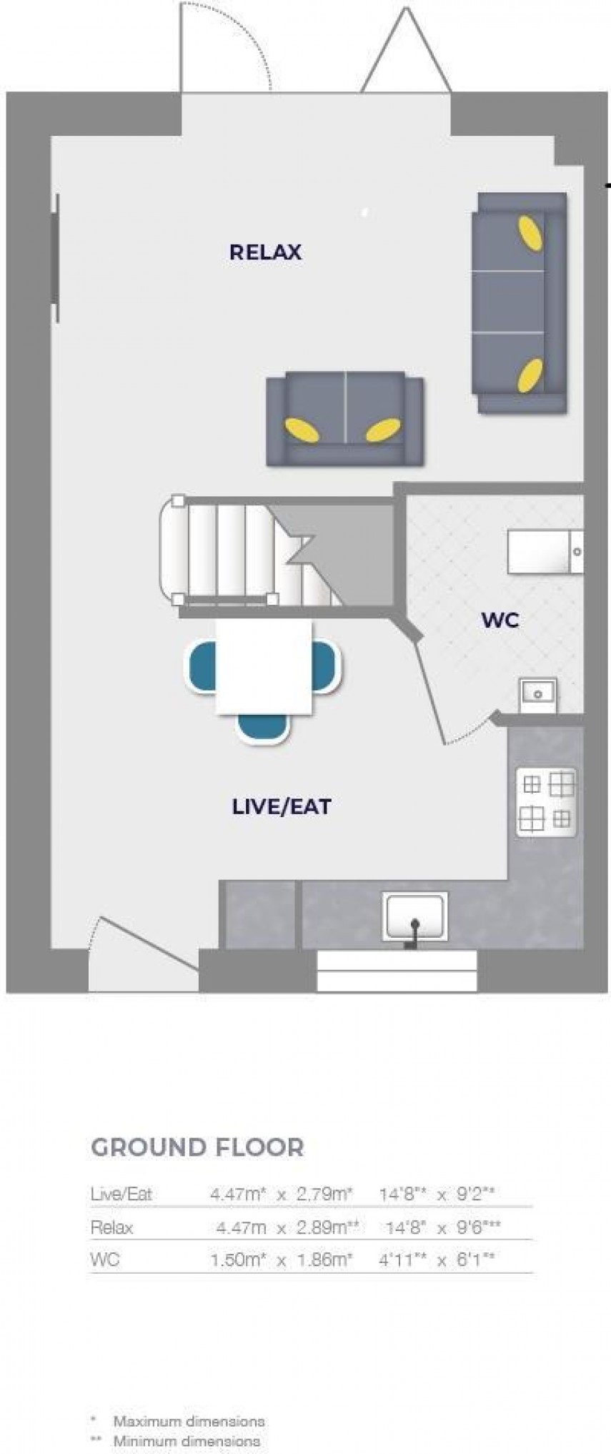 Floorplan for Sandpiper Court, Huddersfield