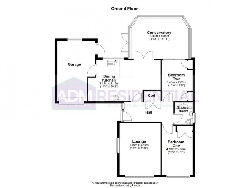 Floorplan for Falconers Ride, Netherton, Huddersfield