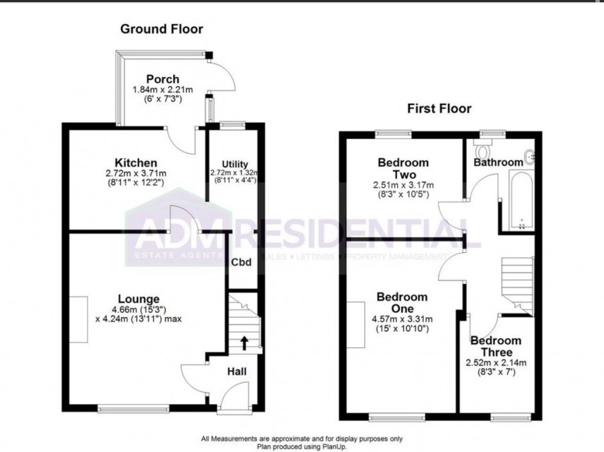 Floorplan for George Street, Milnsbridge, Huddersfield