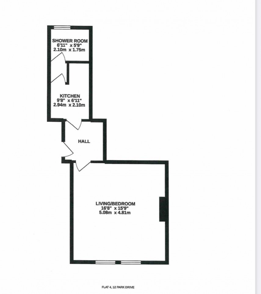 Floorplan for Park Drive, Huddersfield
