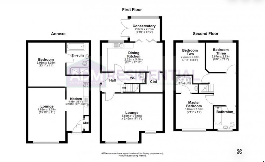 Floorplan for Station Lane, Golcar, Huddersfield