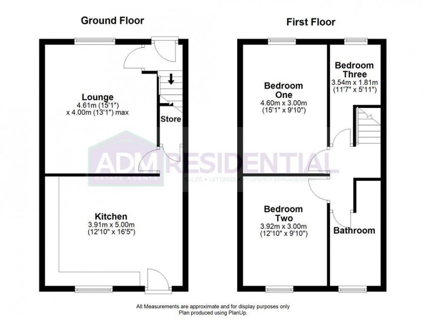 Floorplan for Armitage Road, Milnsbridge, Huddersfield