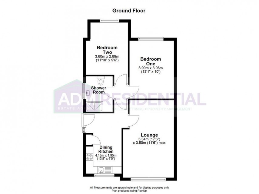 Floorplan for Coniston Avenue, Huddersfield