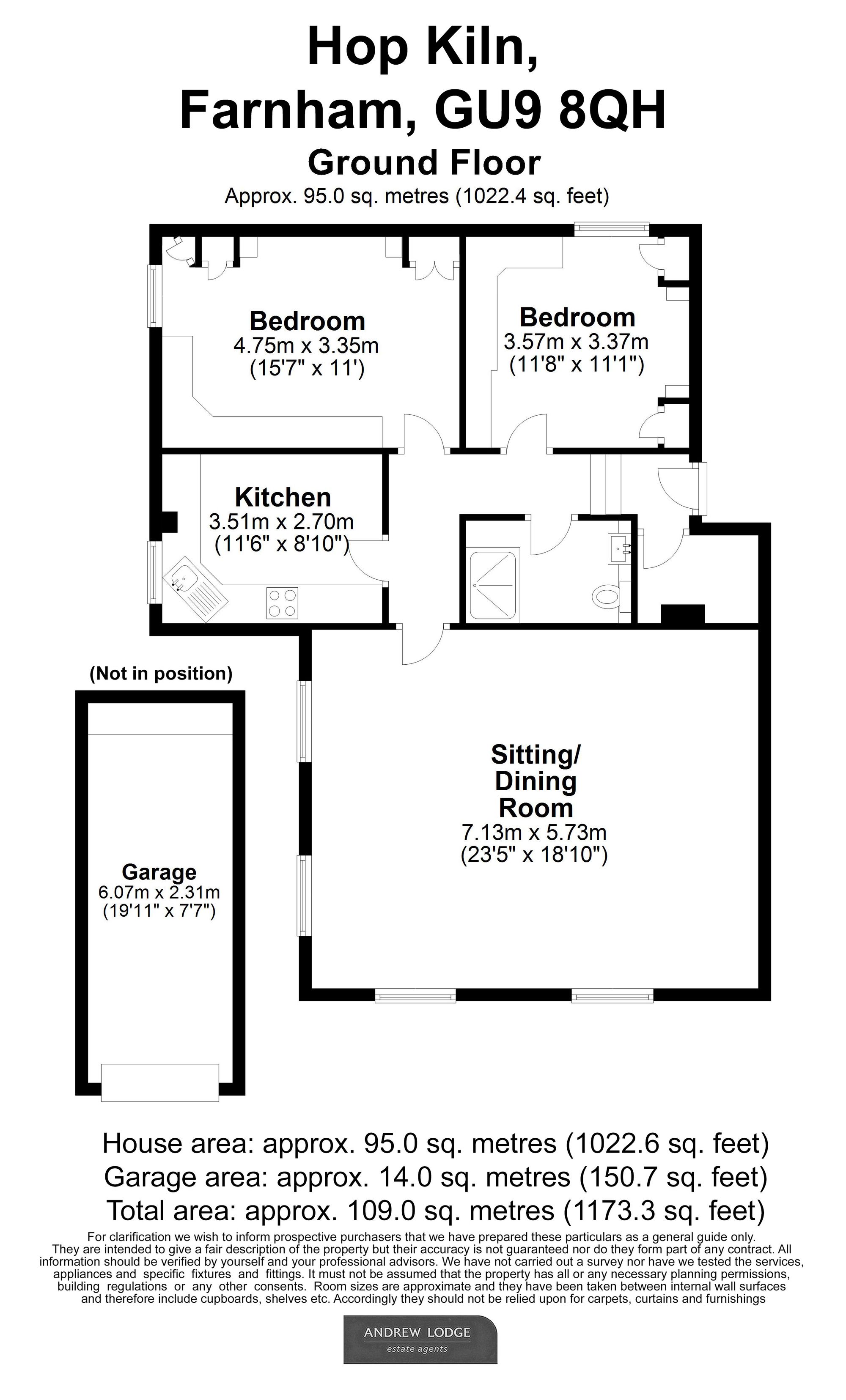 Floorplan for Weydon Lane, Farnham, GU9