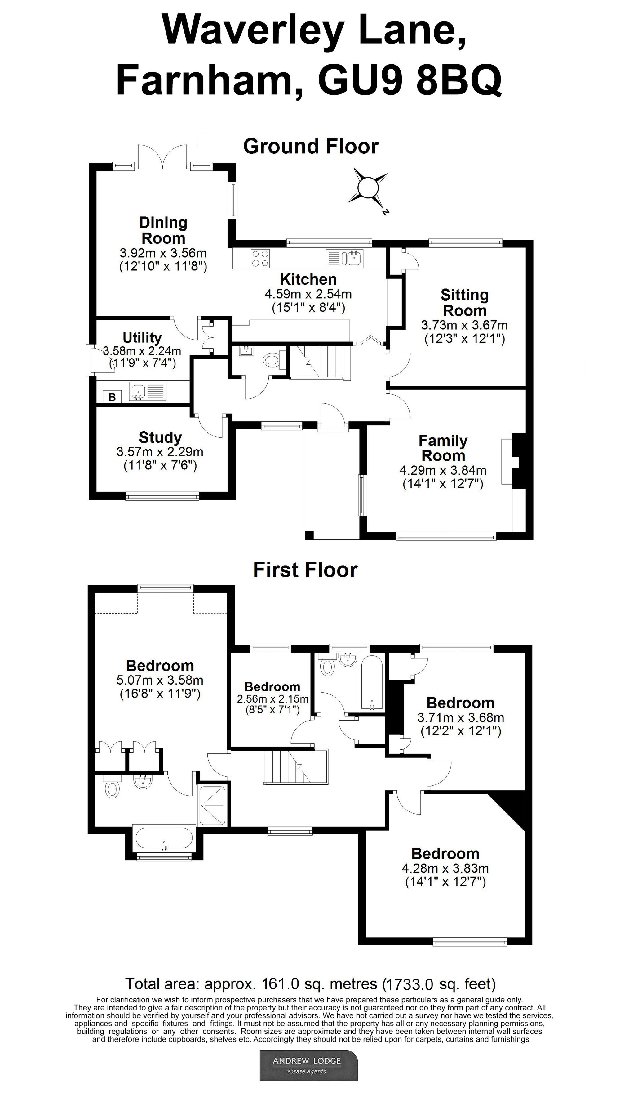 Floorplan for Waverley Lane, Farnham, GU9