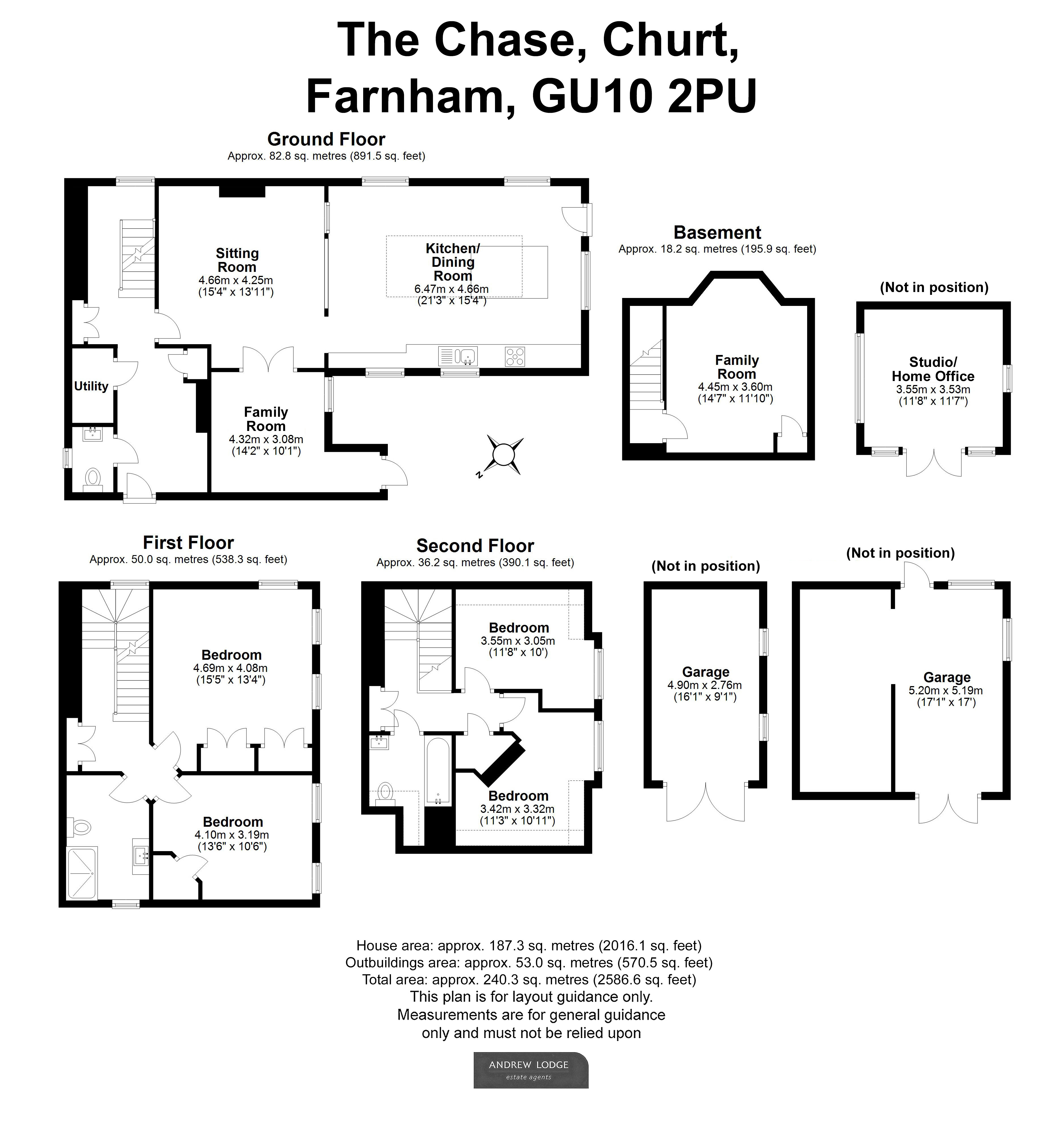 Floorplan for Churt, Farnham, Surrey