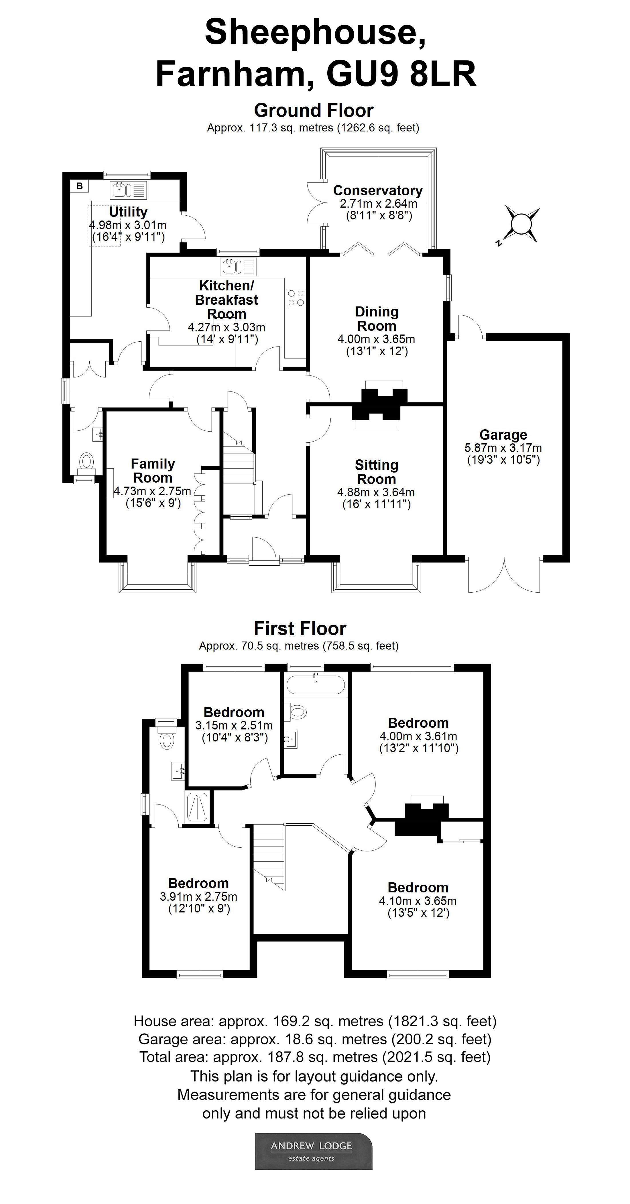 Floorplan for Farnham, Surrey