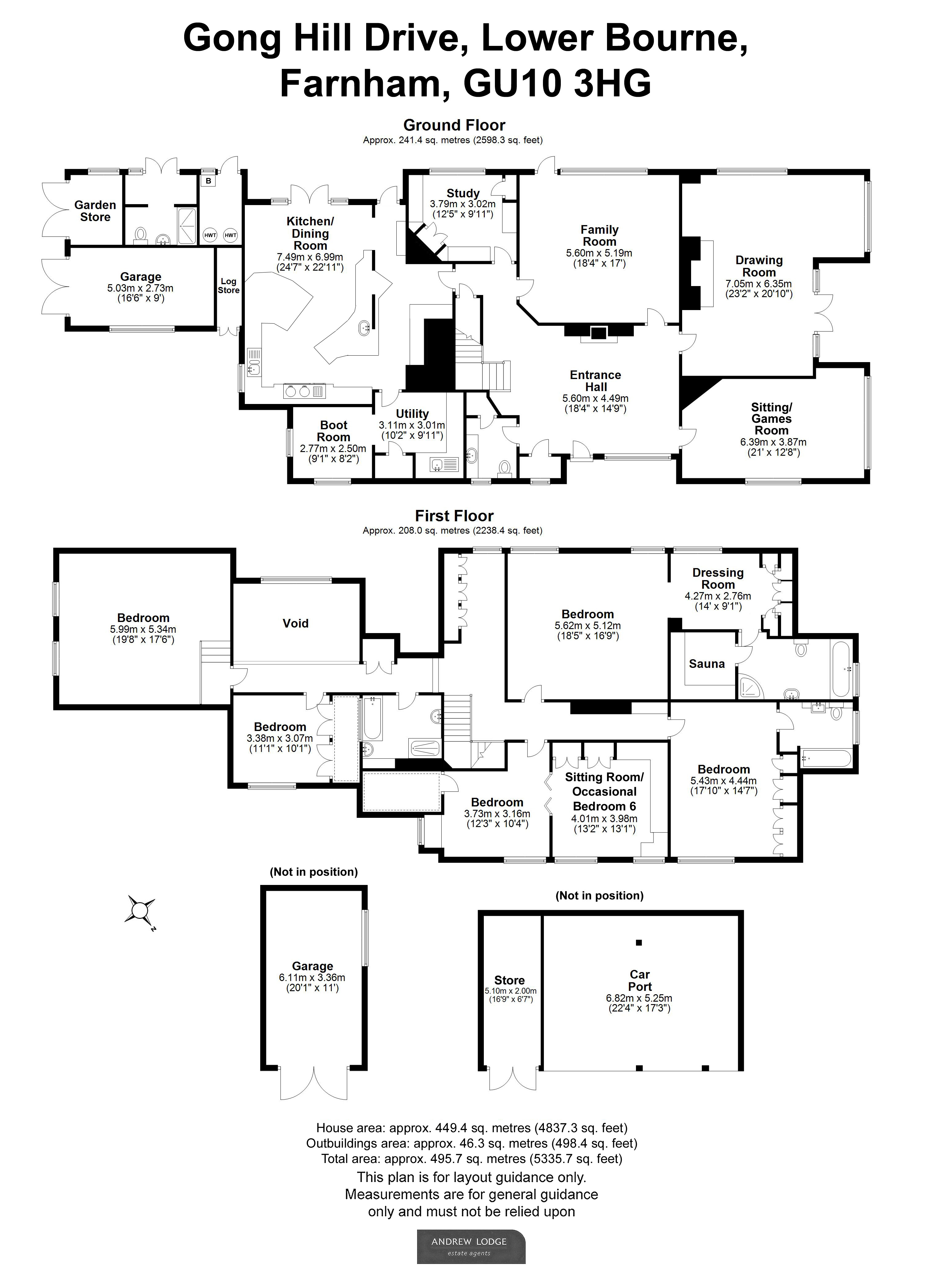 Floorplan for Lower Bourne, Farnham, Surrey