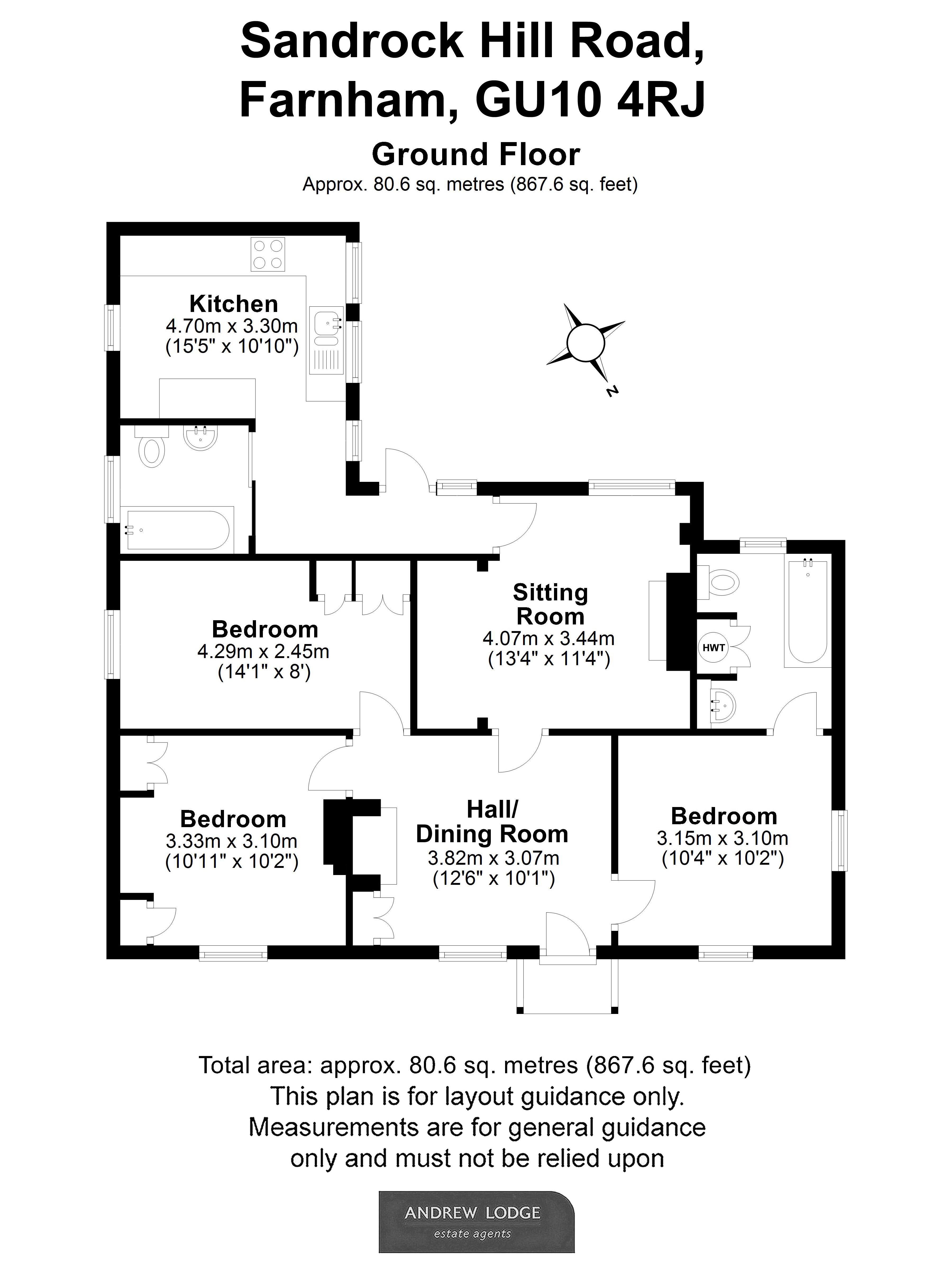 Floorplan for Farnham