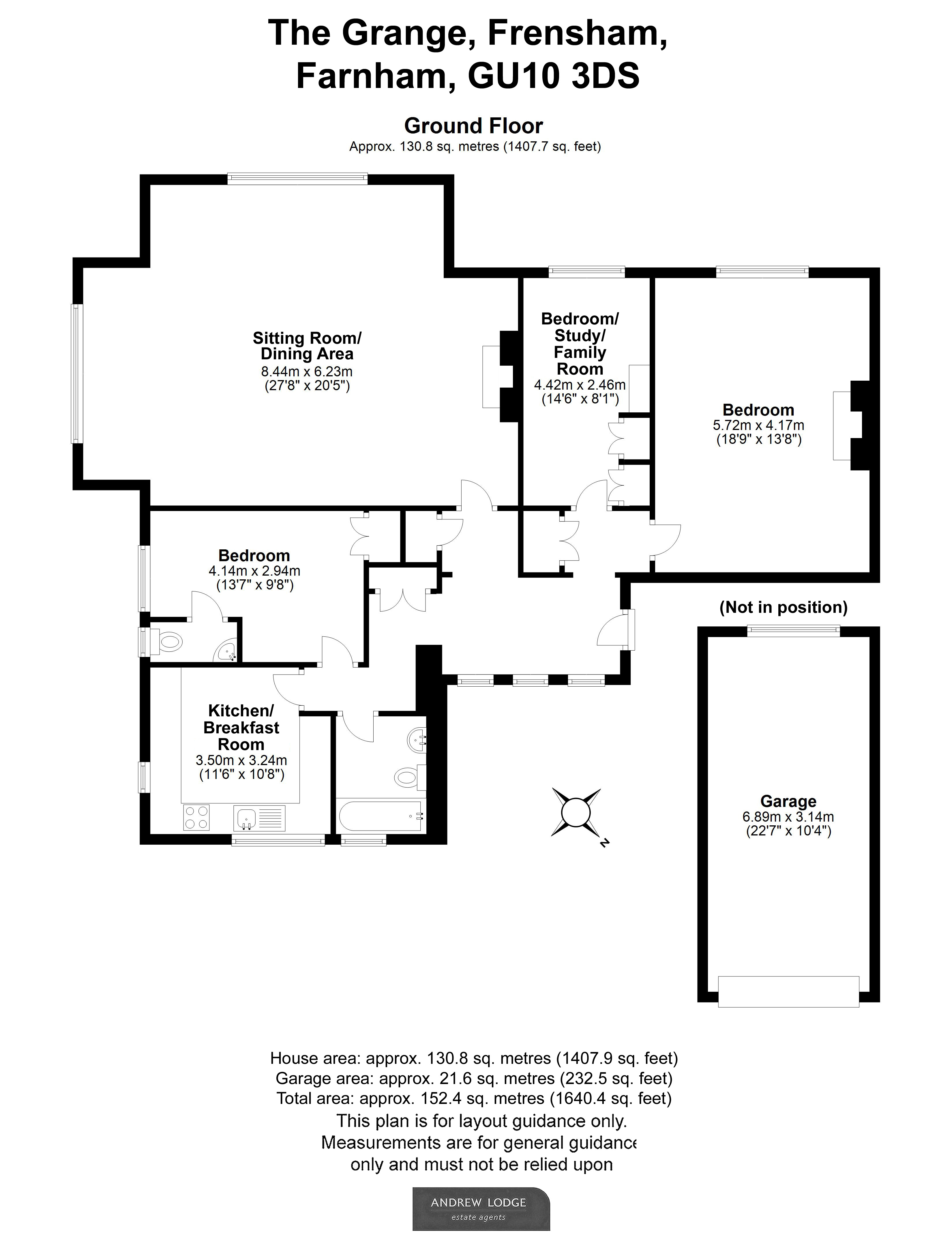 Floorplan for Frensham, Farnham, Surrey