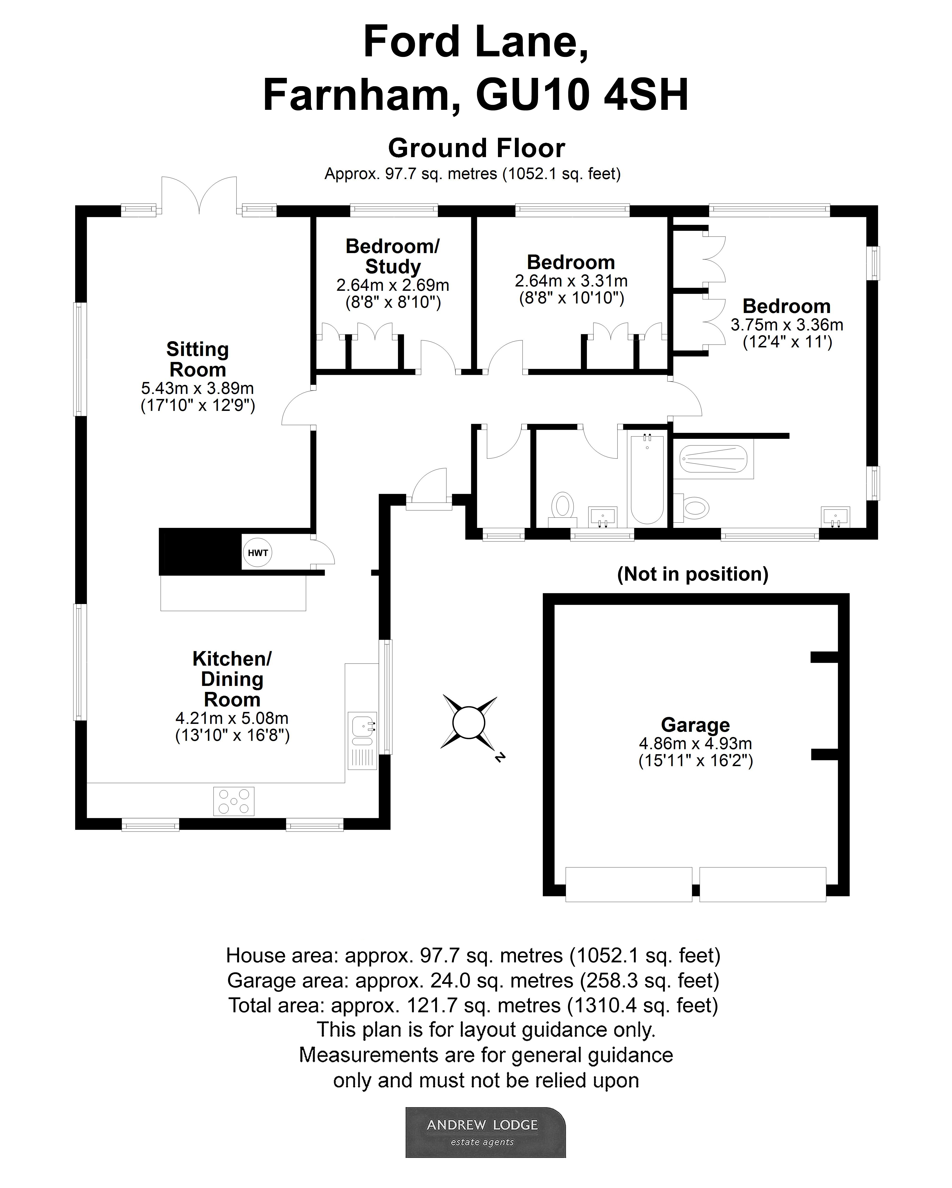 Floorplan for Ford Lane, Farnham, Surrey