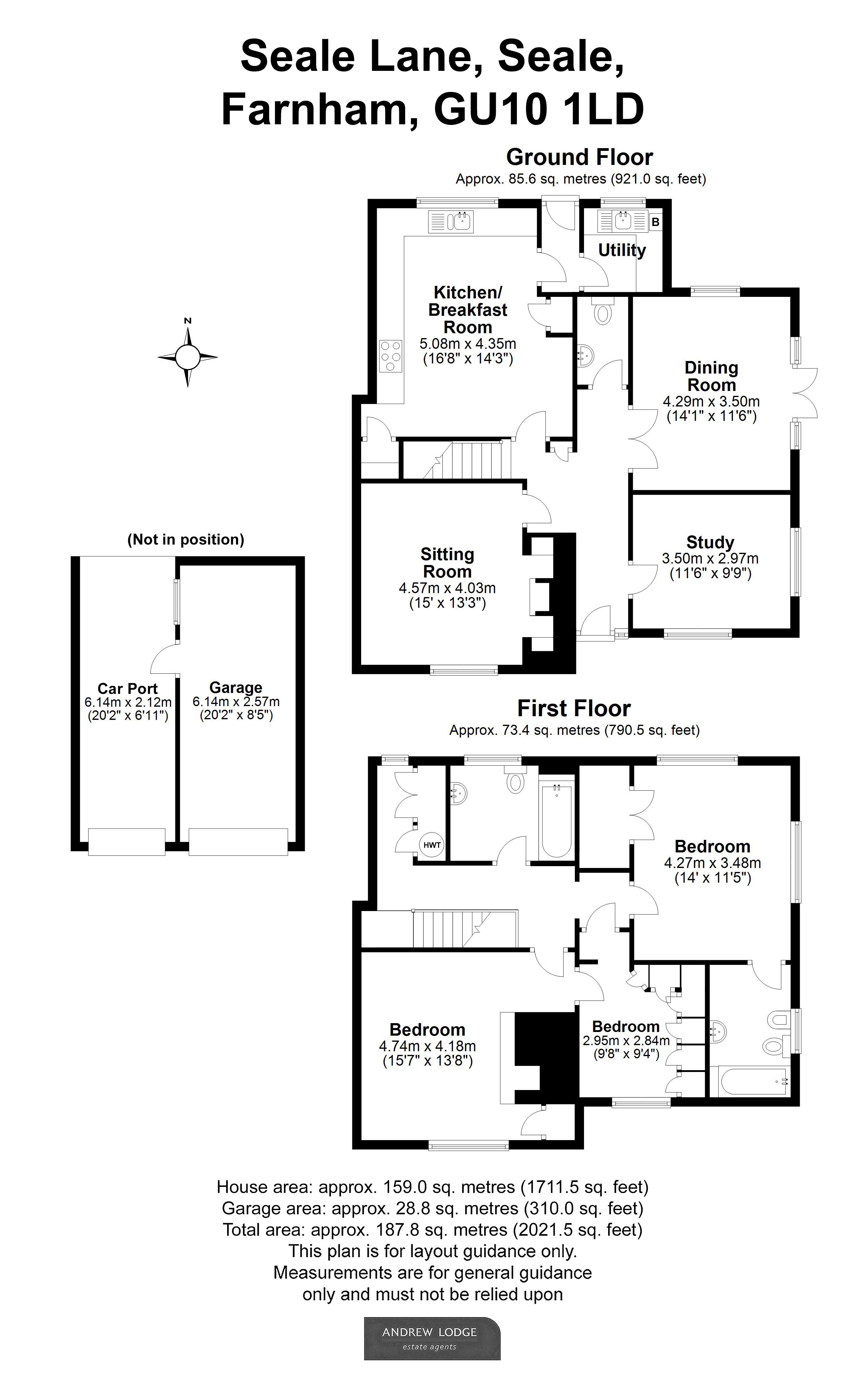 Floorplan for Seale, Farnham, Surrey