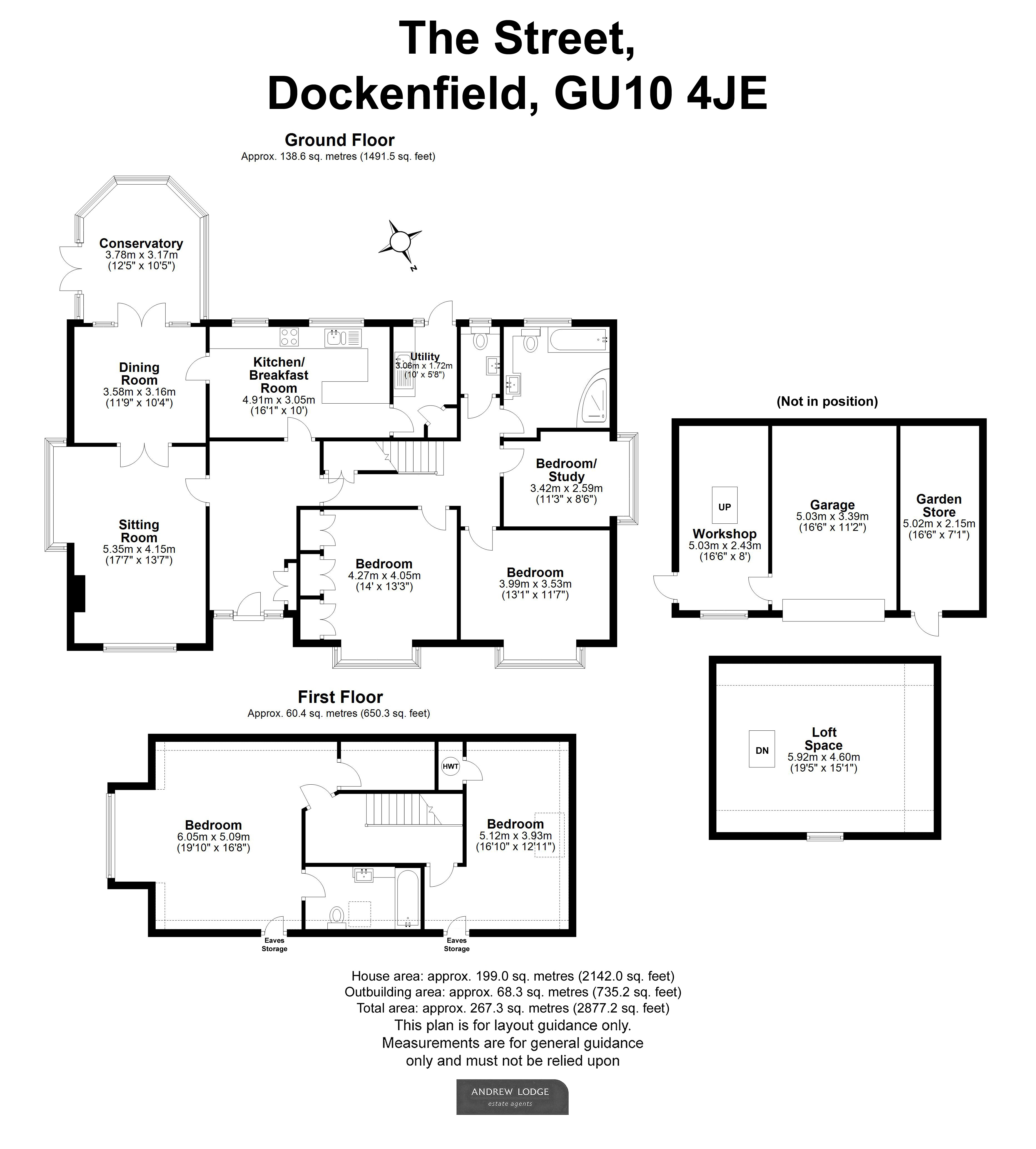 Floorplan for Dockenfield, Farnham, Surrey
