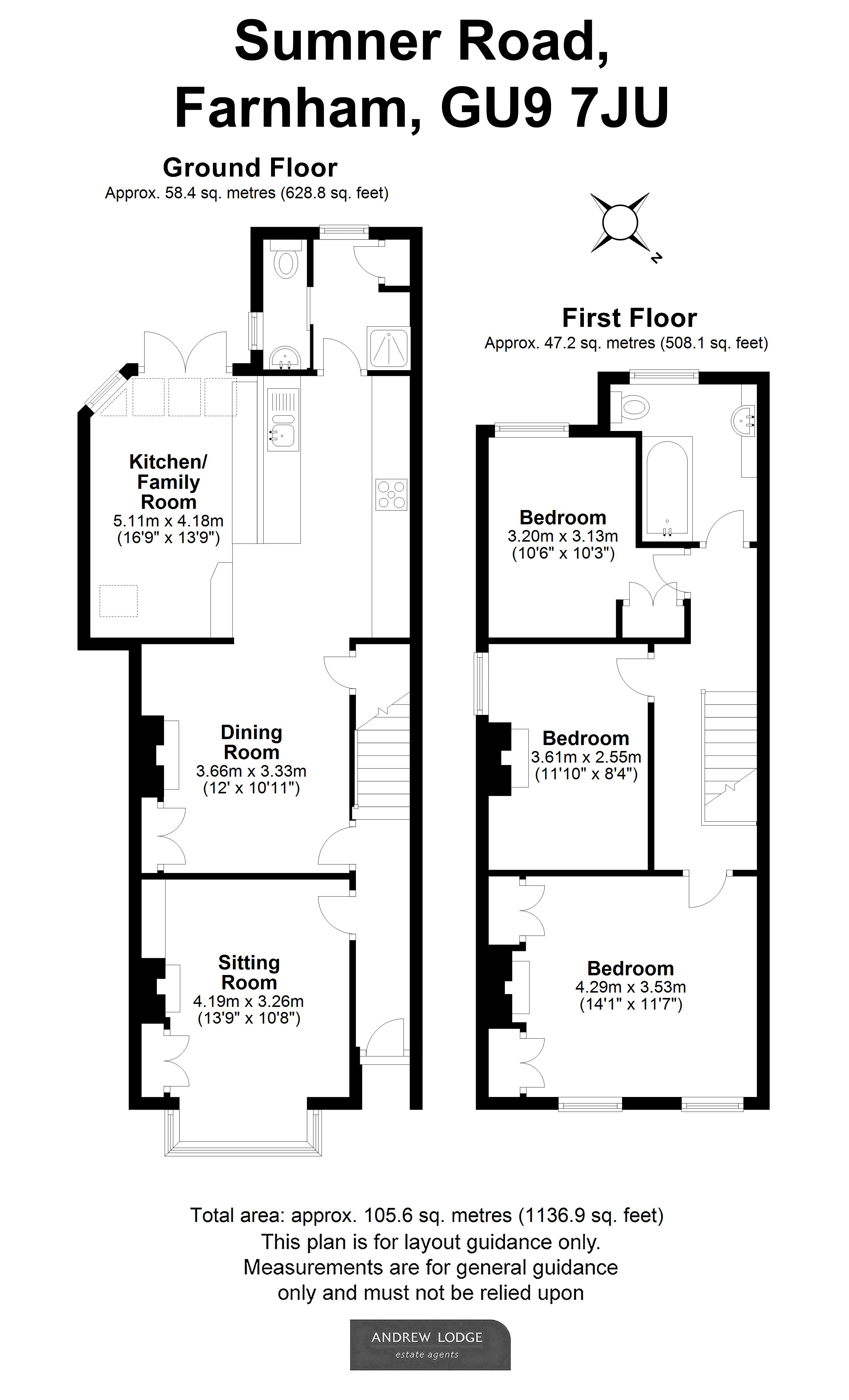 Floorplan for Farnham, Surrey