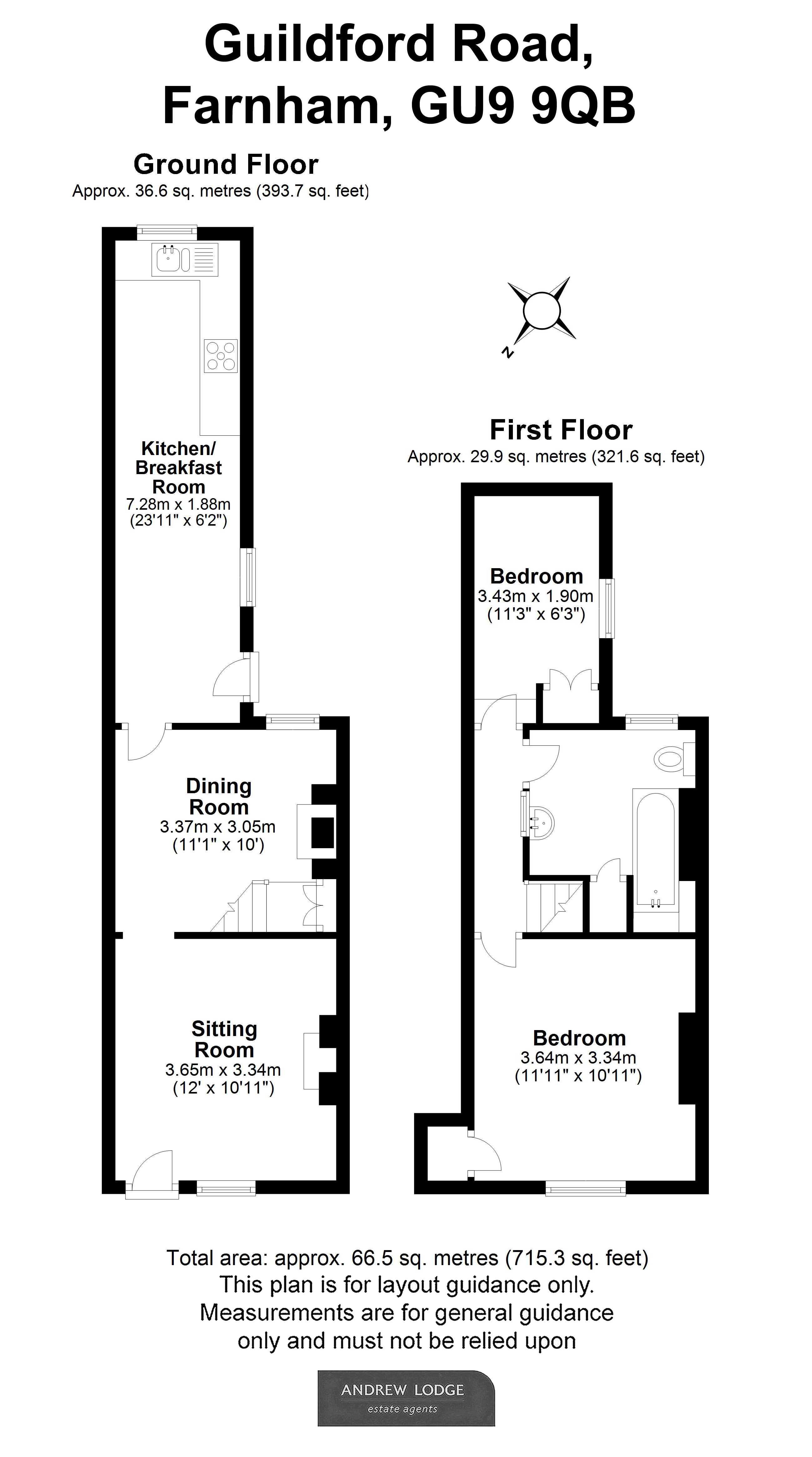 Floorplan for Farnham, Surrey