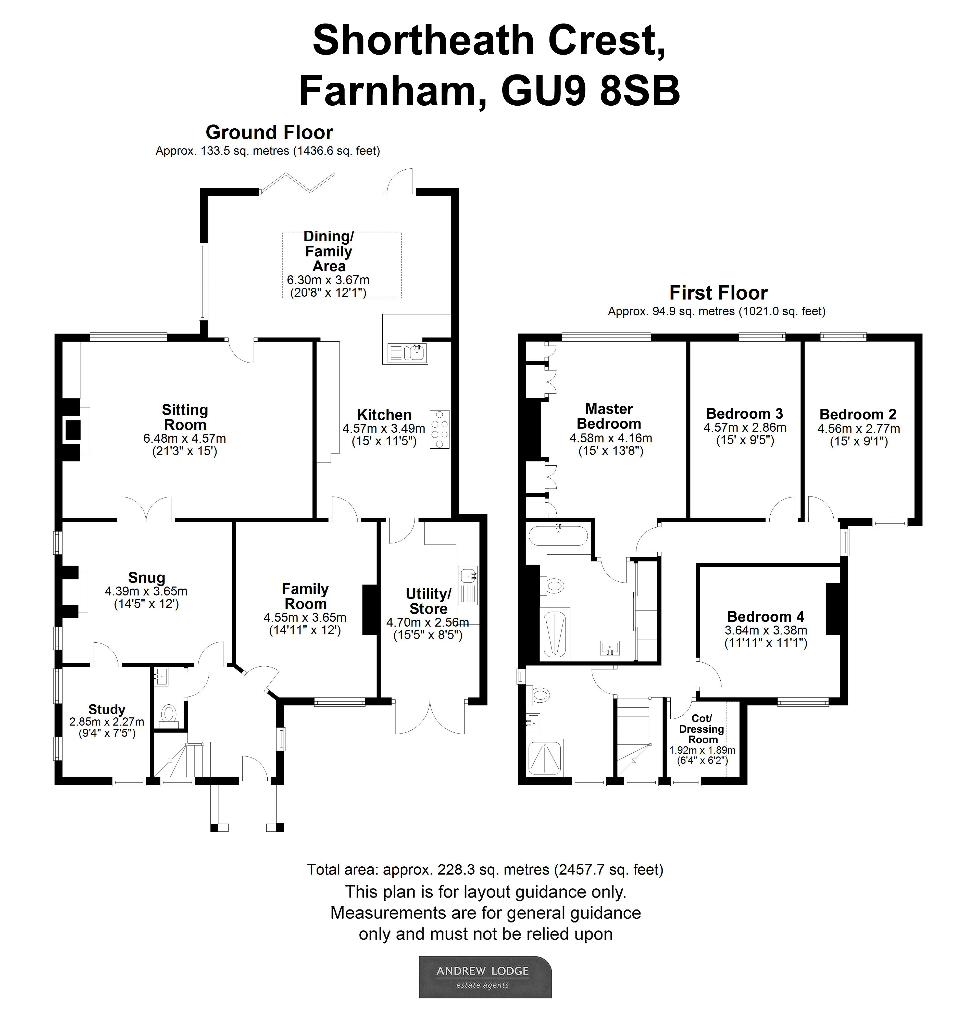 Floorplan for Farnham, Surrey