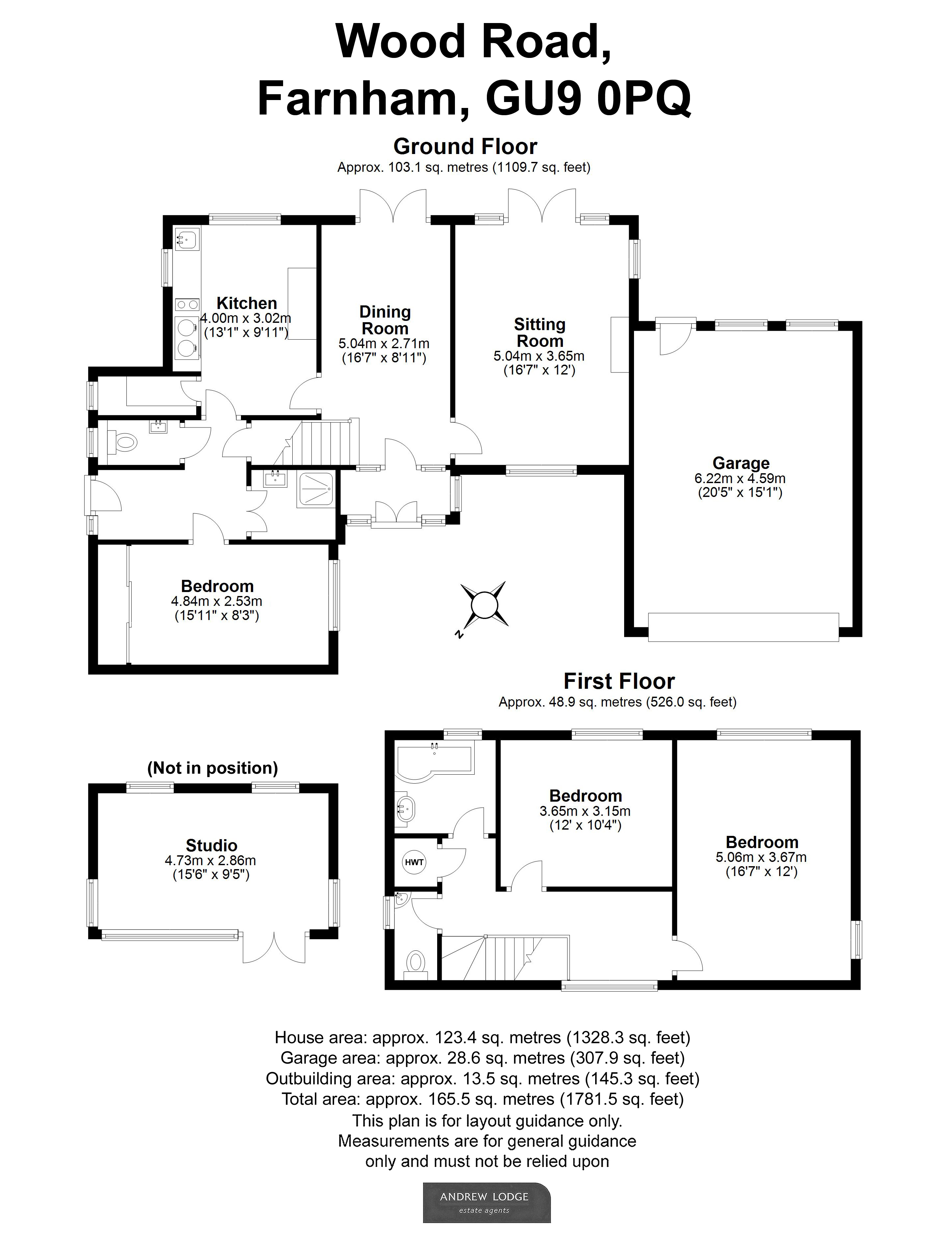 Floorplan for Farnham, Surrey