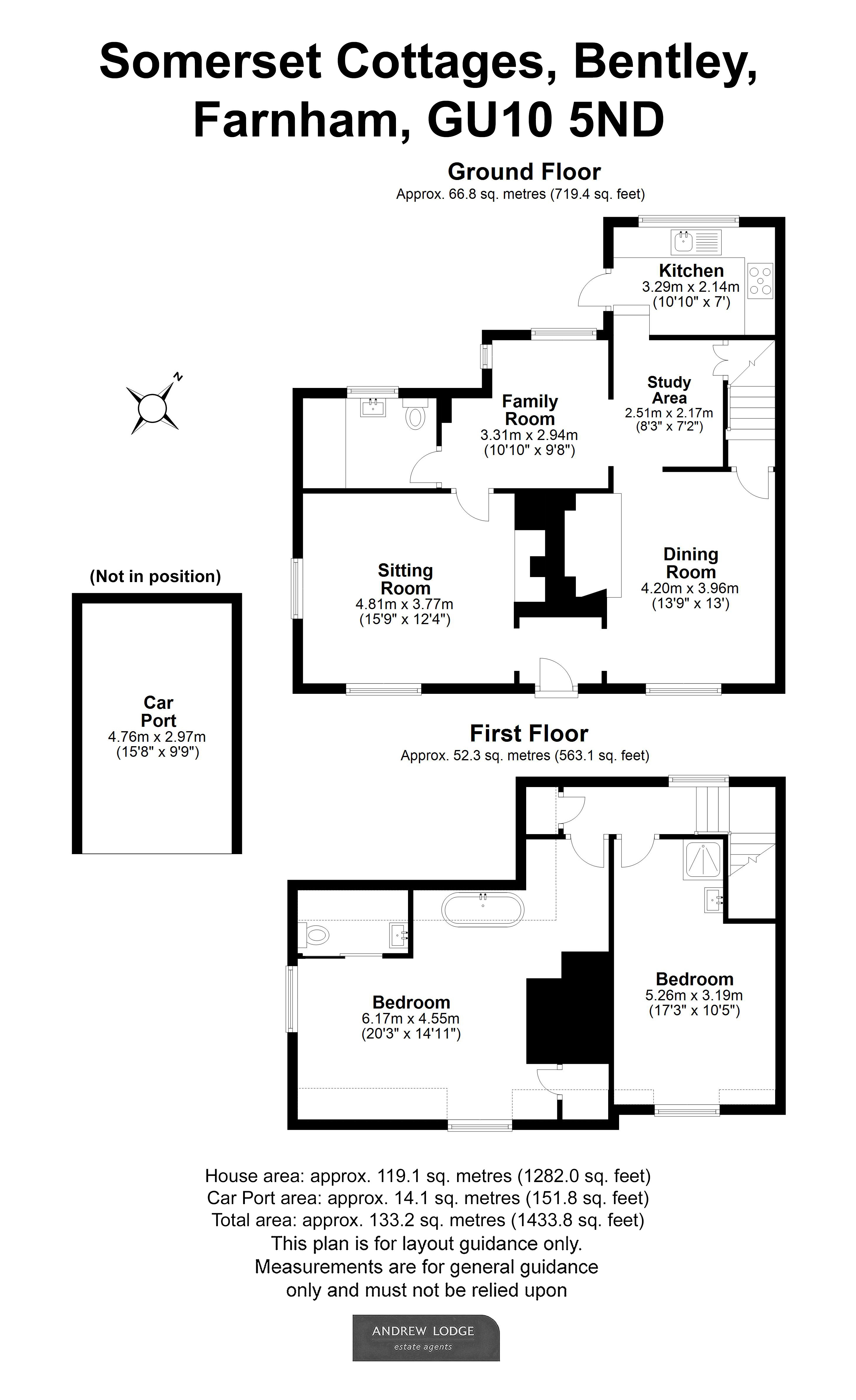 Floorplan for Farnham, Surrey