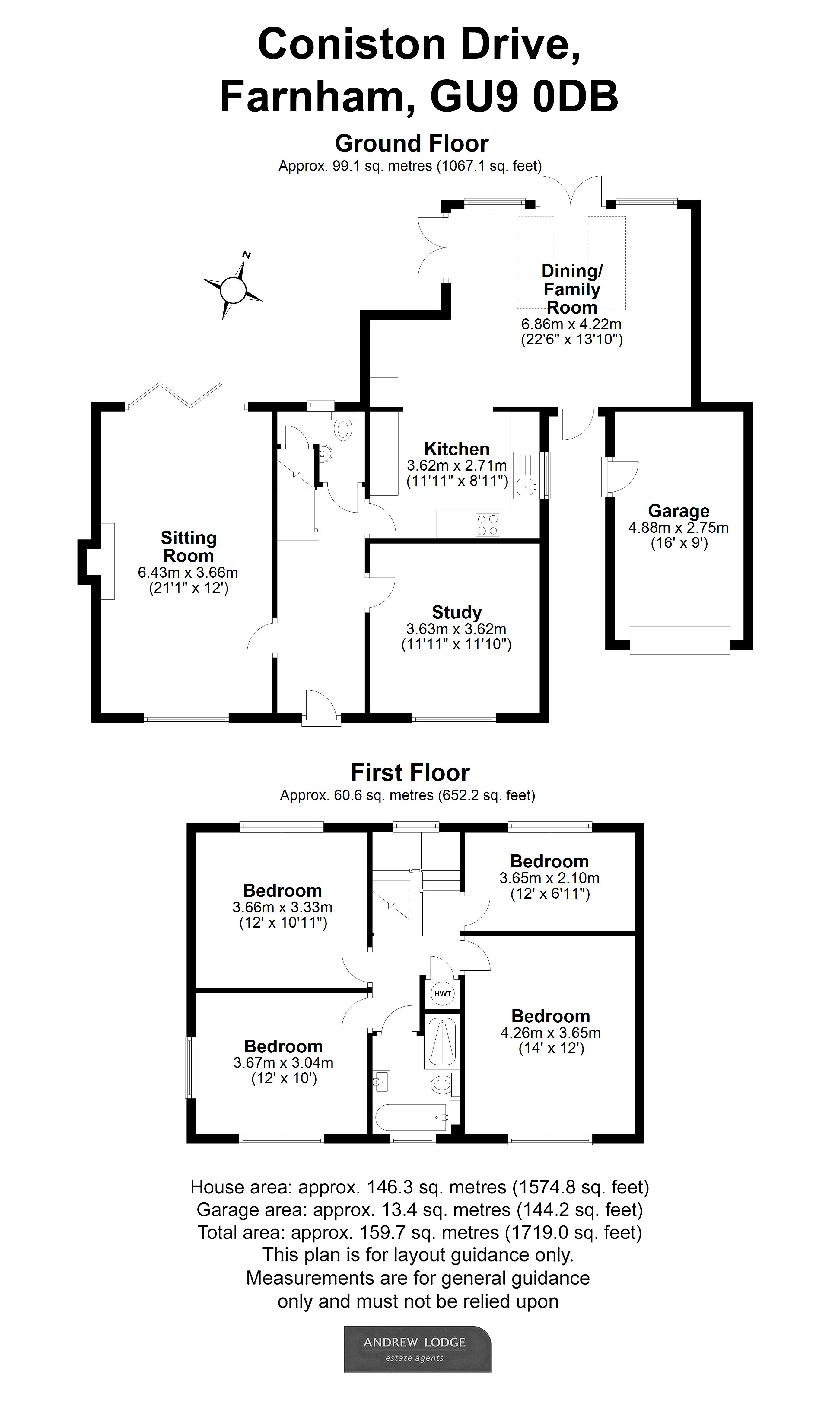 Floorplan for Farnham, Surrey
