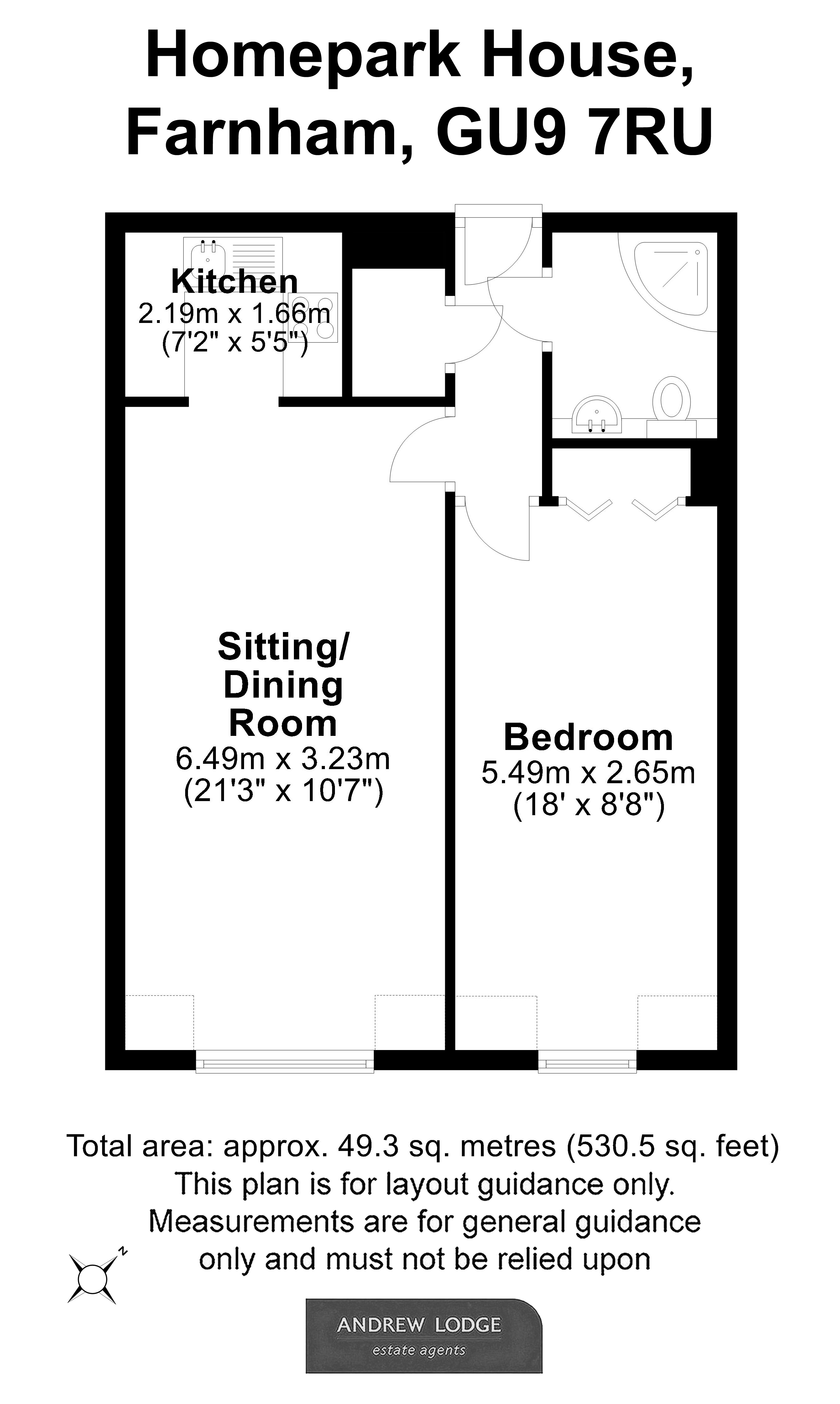 Floorplan for Farnham, Surrey