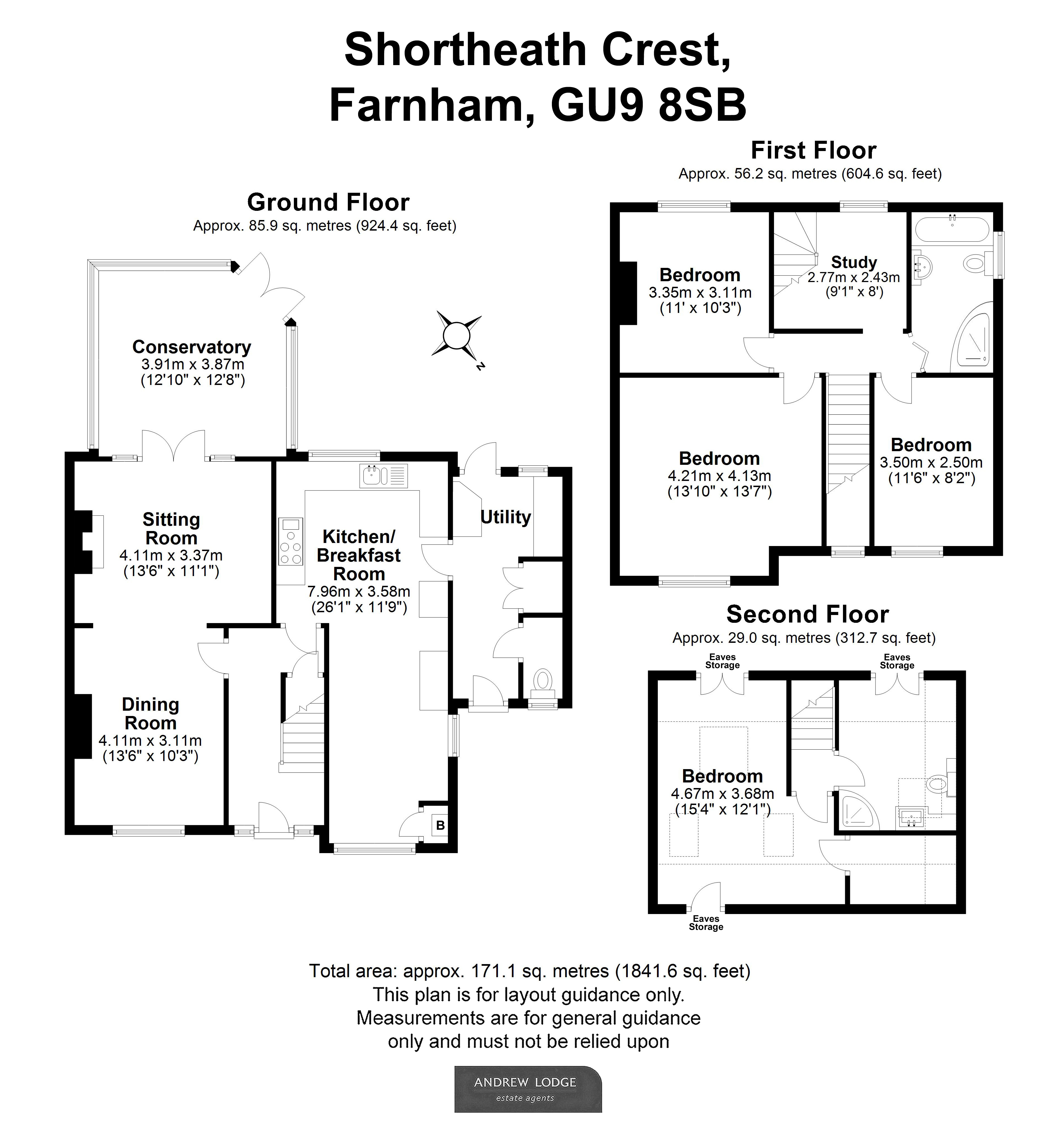 Floorplan for Farnham, Surrey