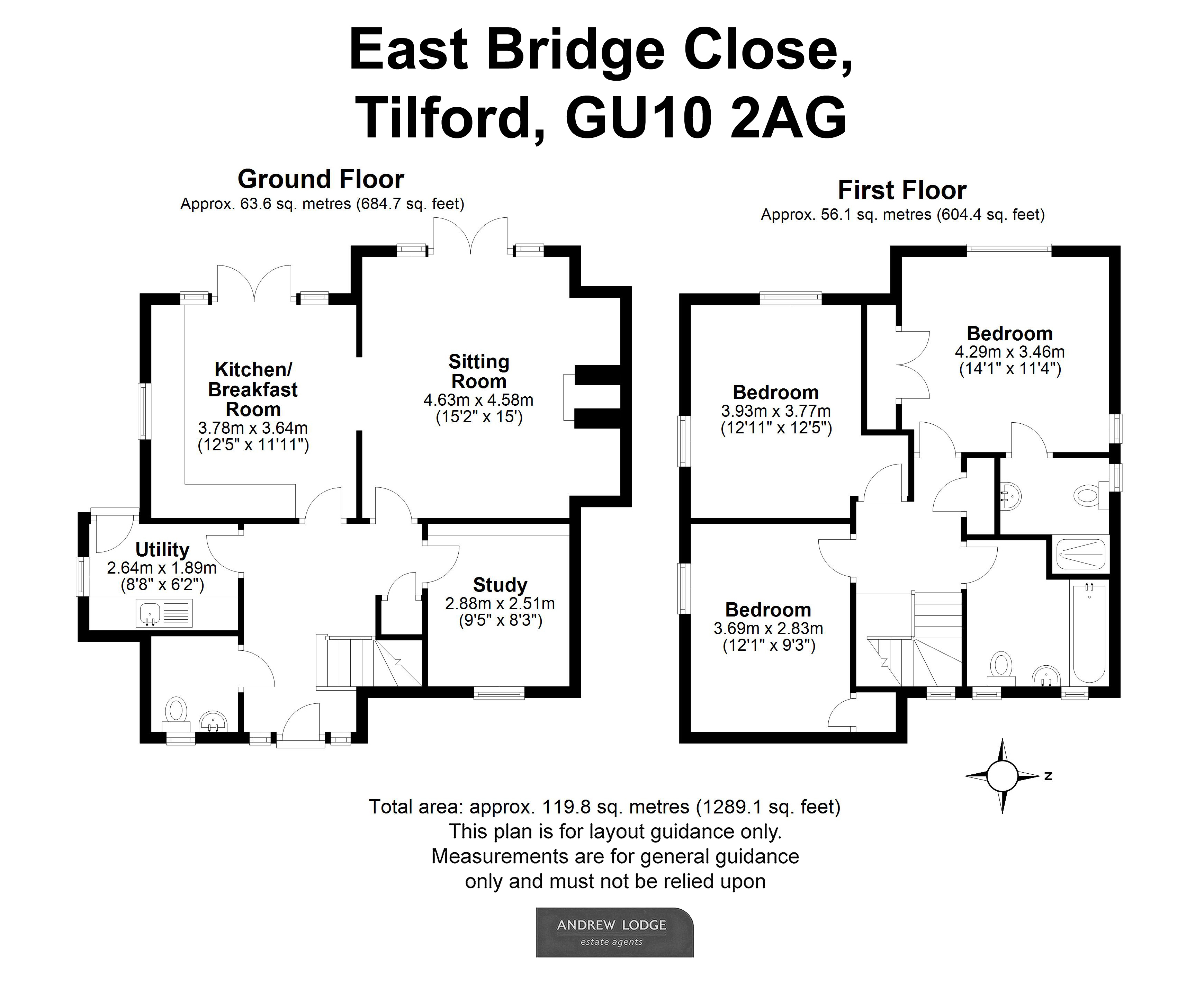 Floorplan for Tilford, Farnham, Surrey