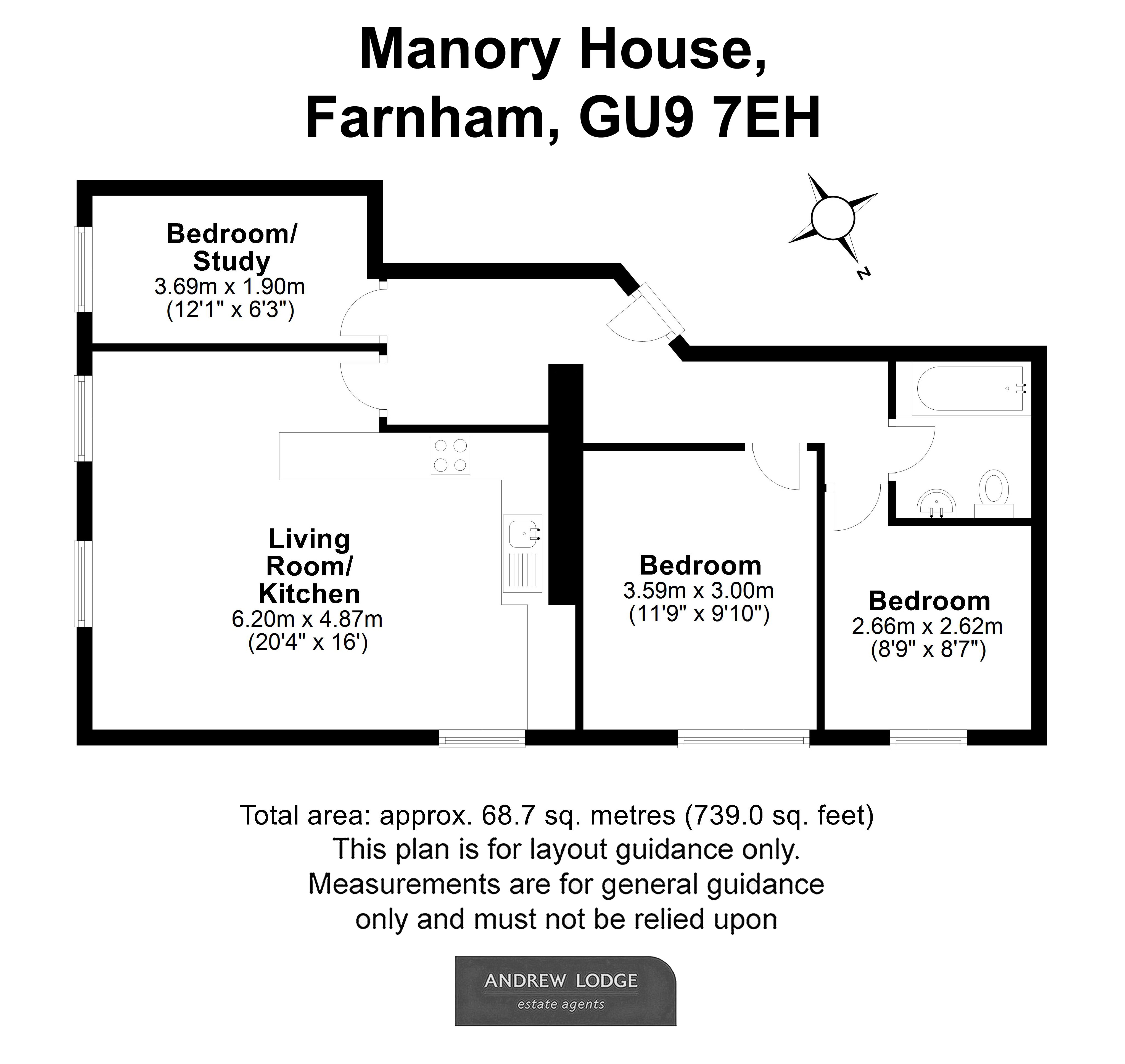 Floorplan for Farnham, Surrey
