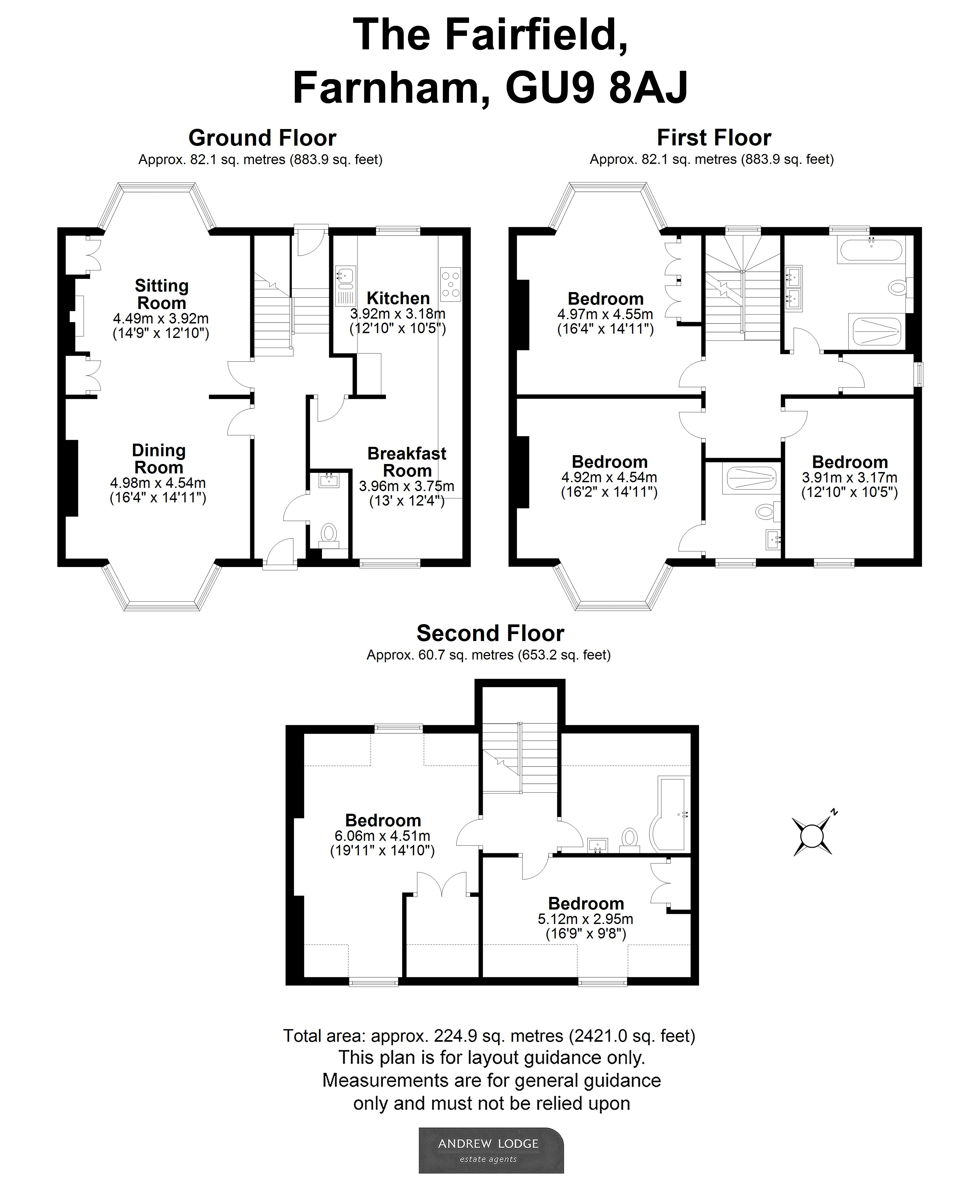 Floorplan for Farnham, Surrey