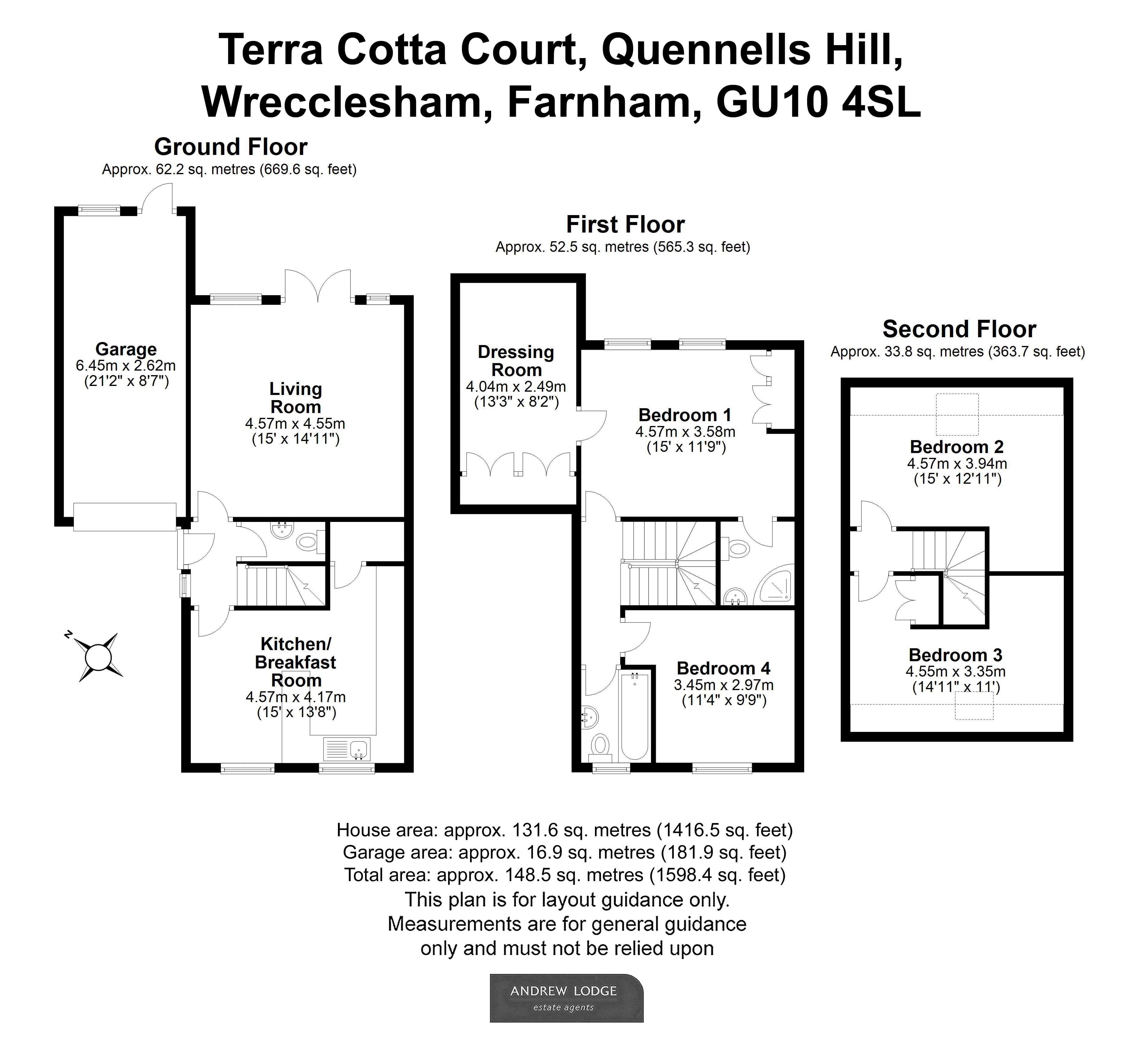 Floorplan for Wrecclesham, Farnham, Surrey
