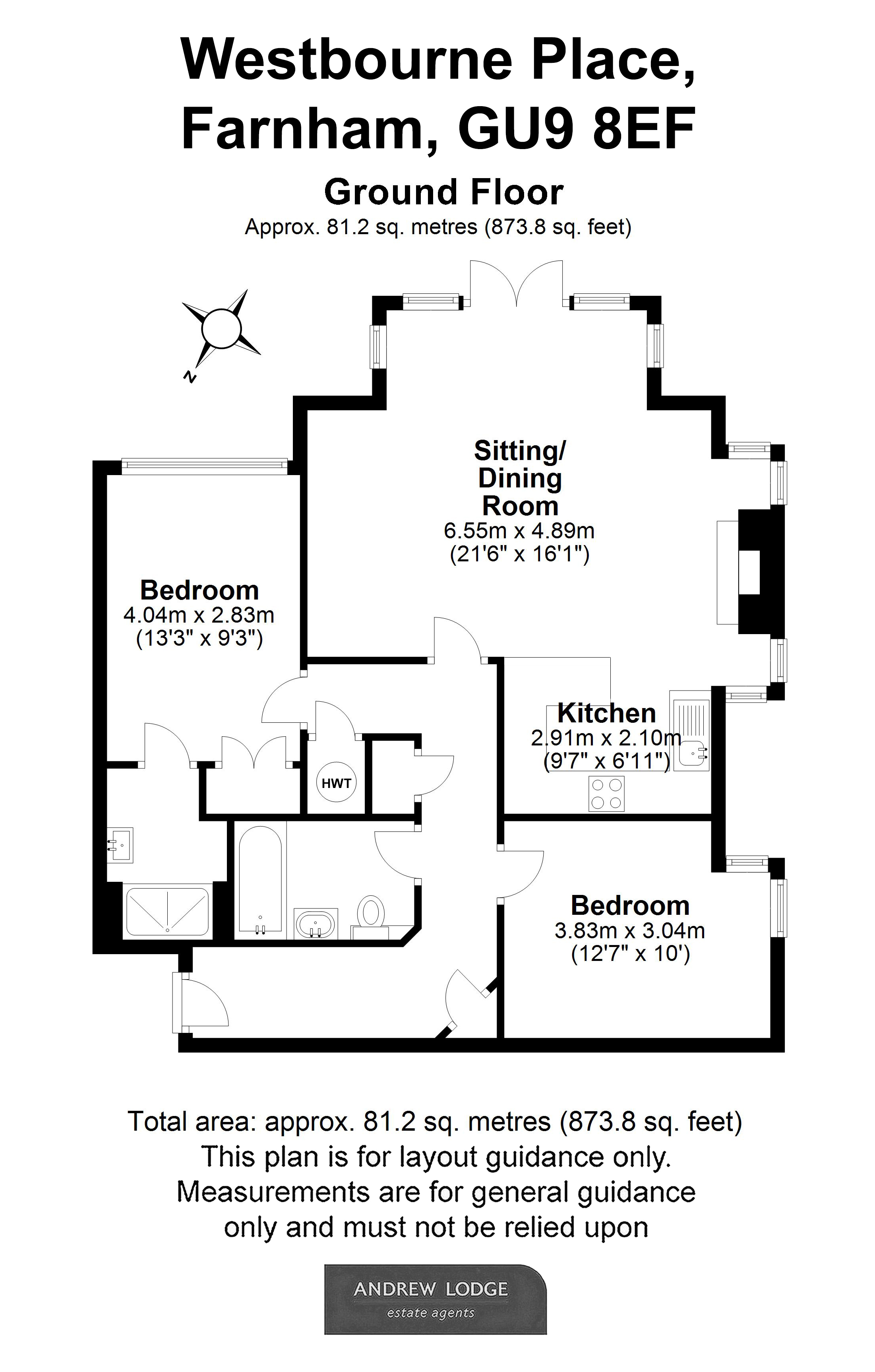 Floorplan for Farnham, Surrey