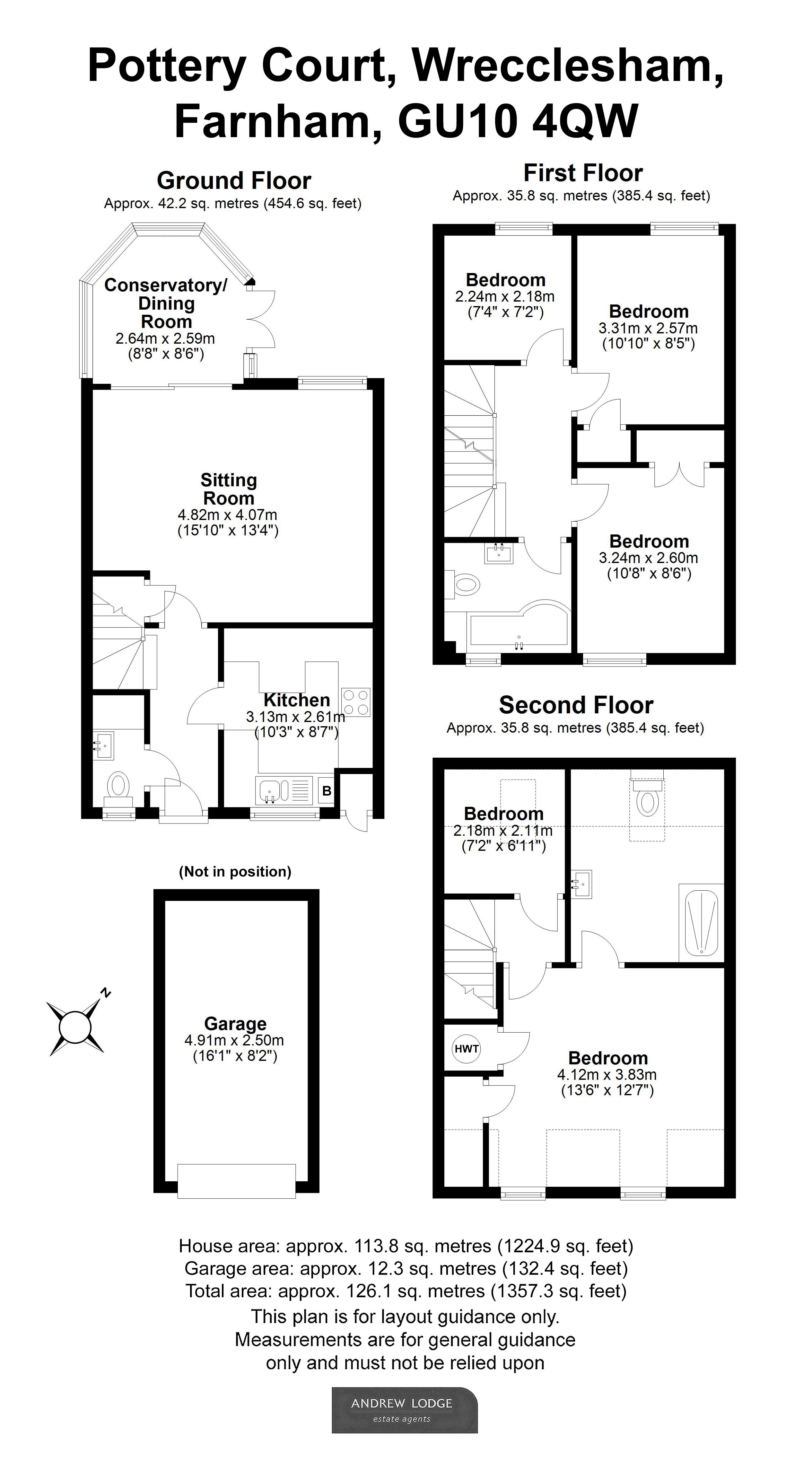 Floorplan for Wrecclesham, Farnham, Surrey