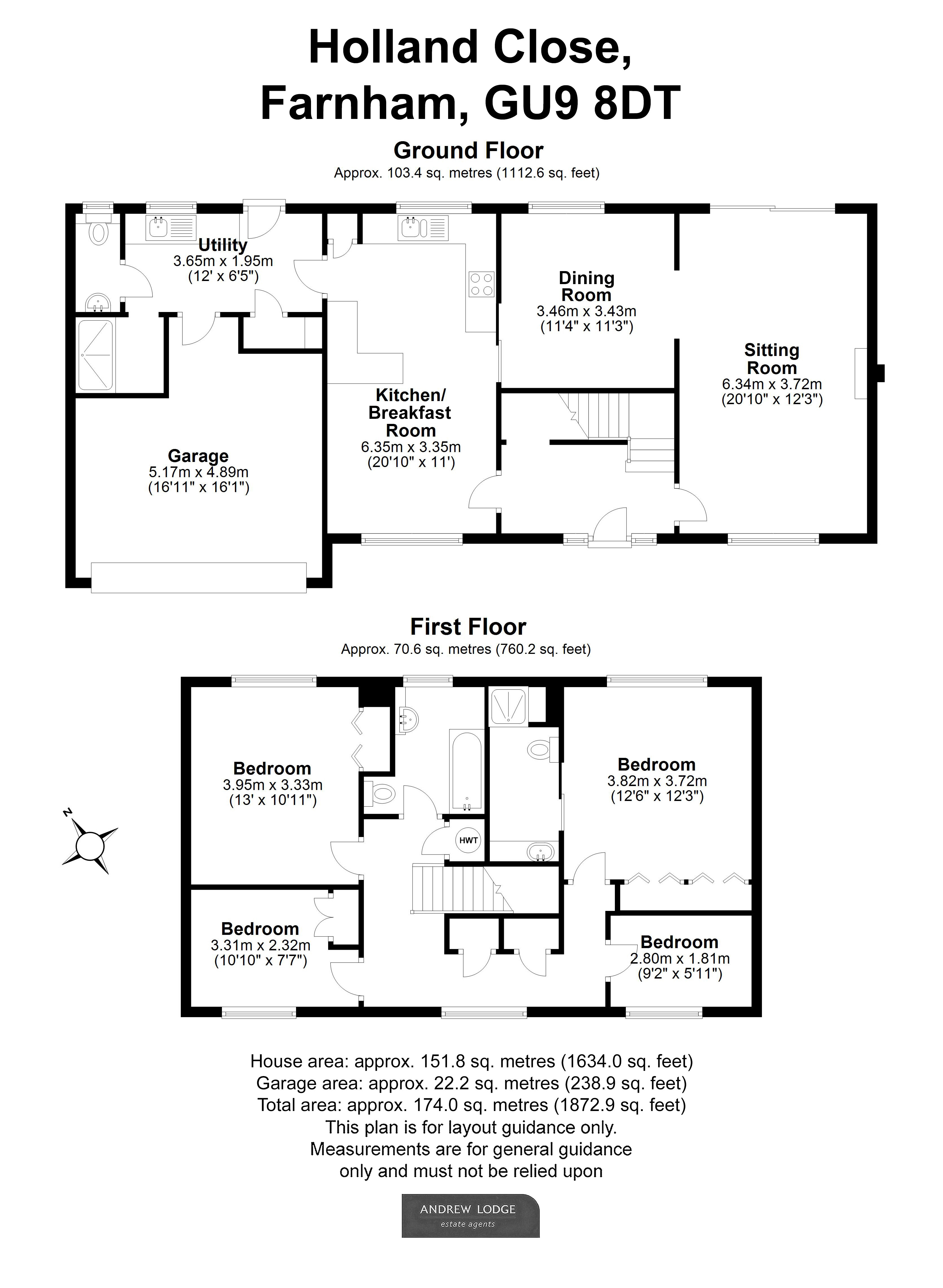 Floorplan for Farnham, Surrey