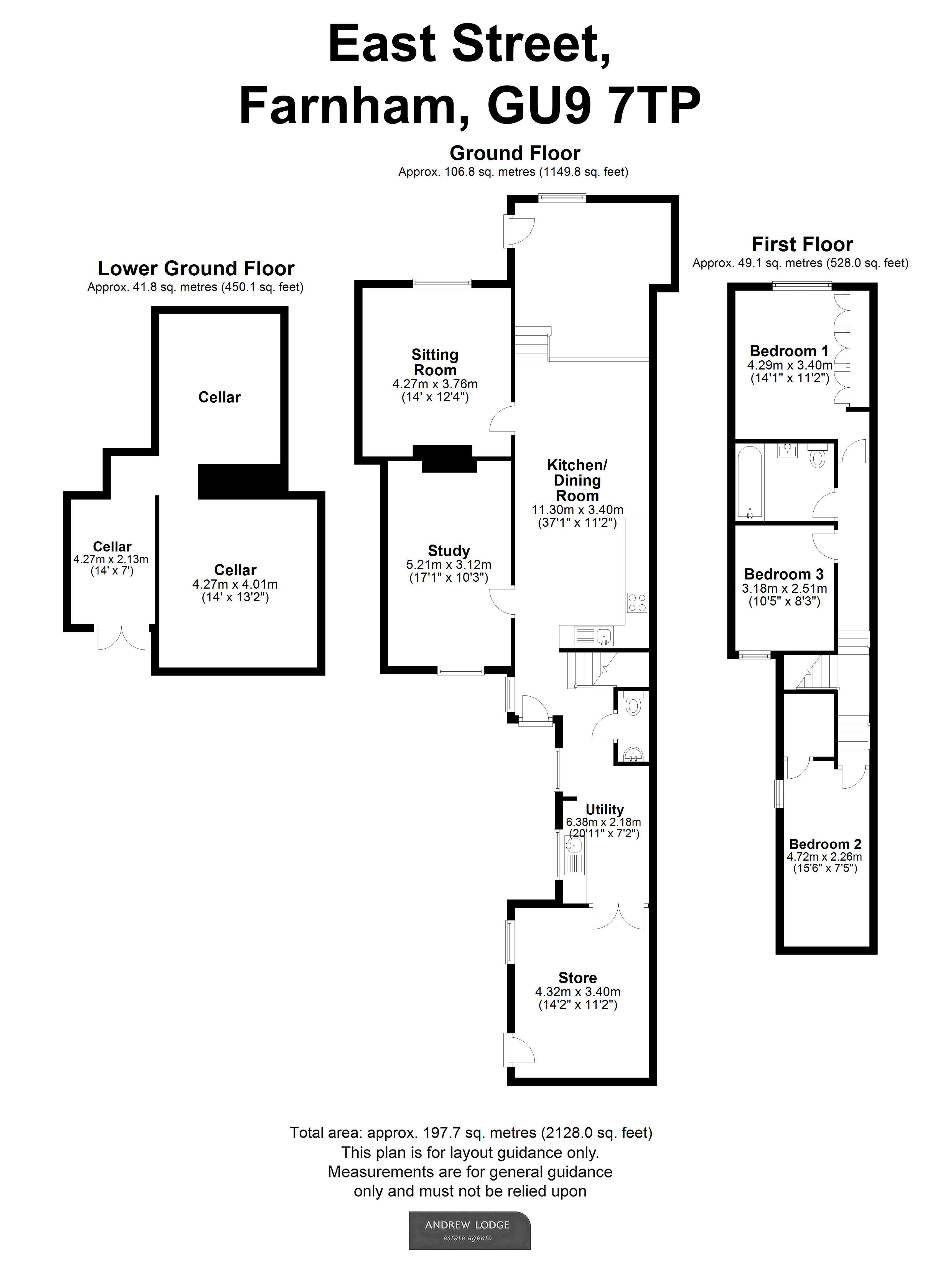 Floorplan for Farnham, Surrey