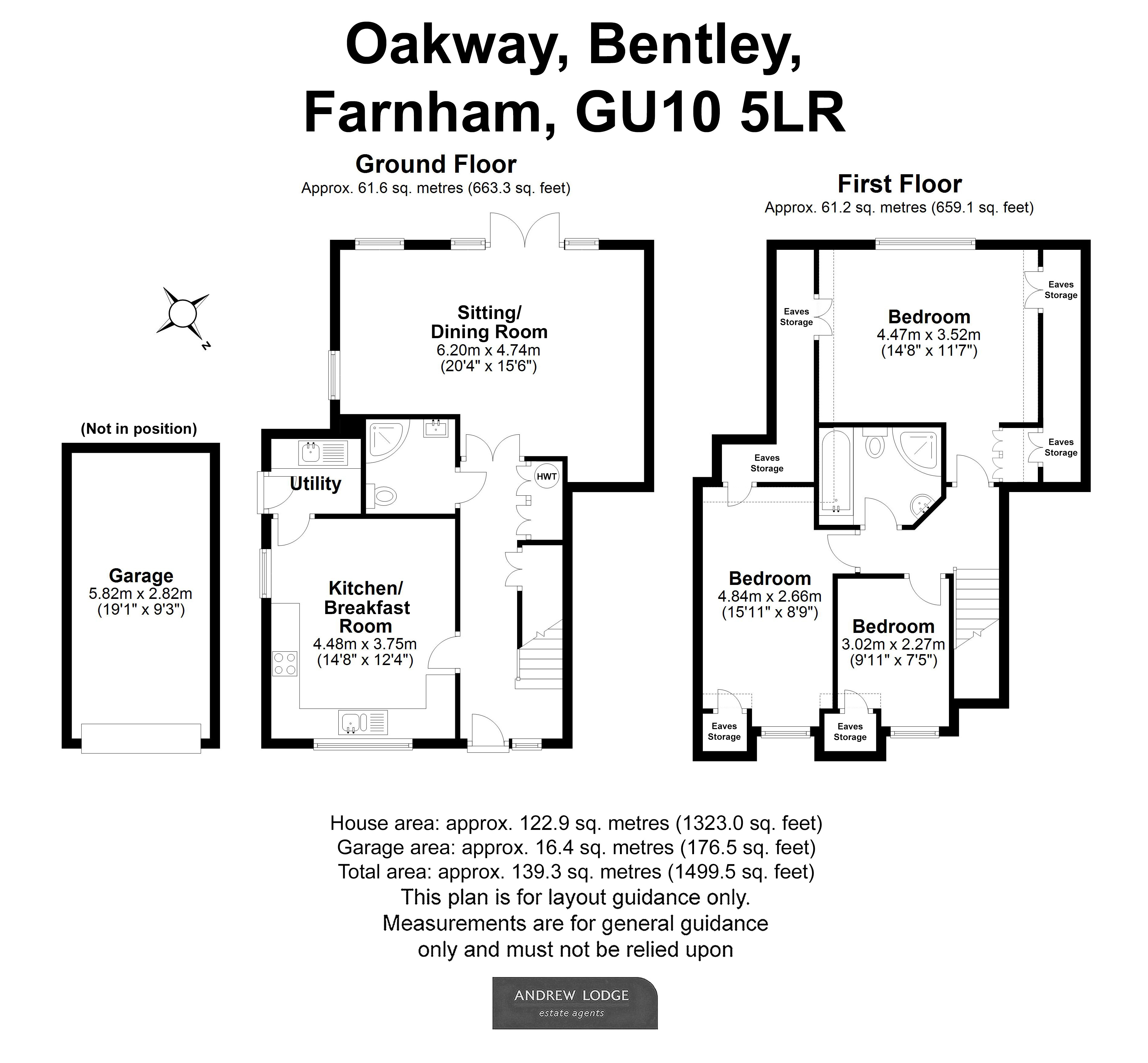 Floorplan for Bentley, Farnham, Surrey
