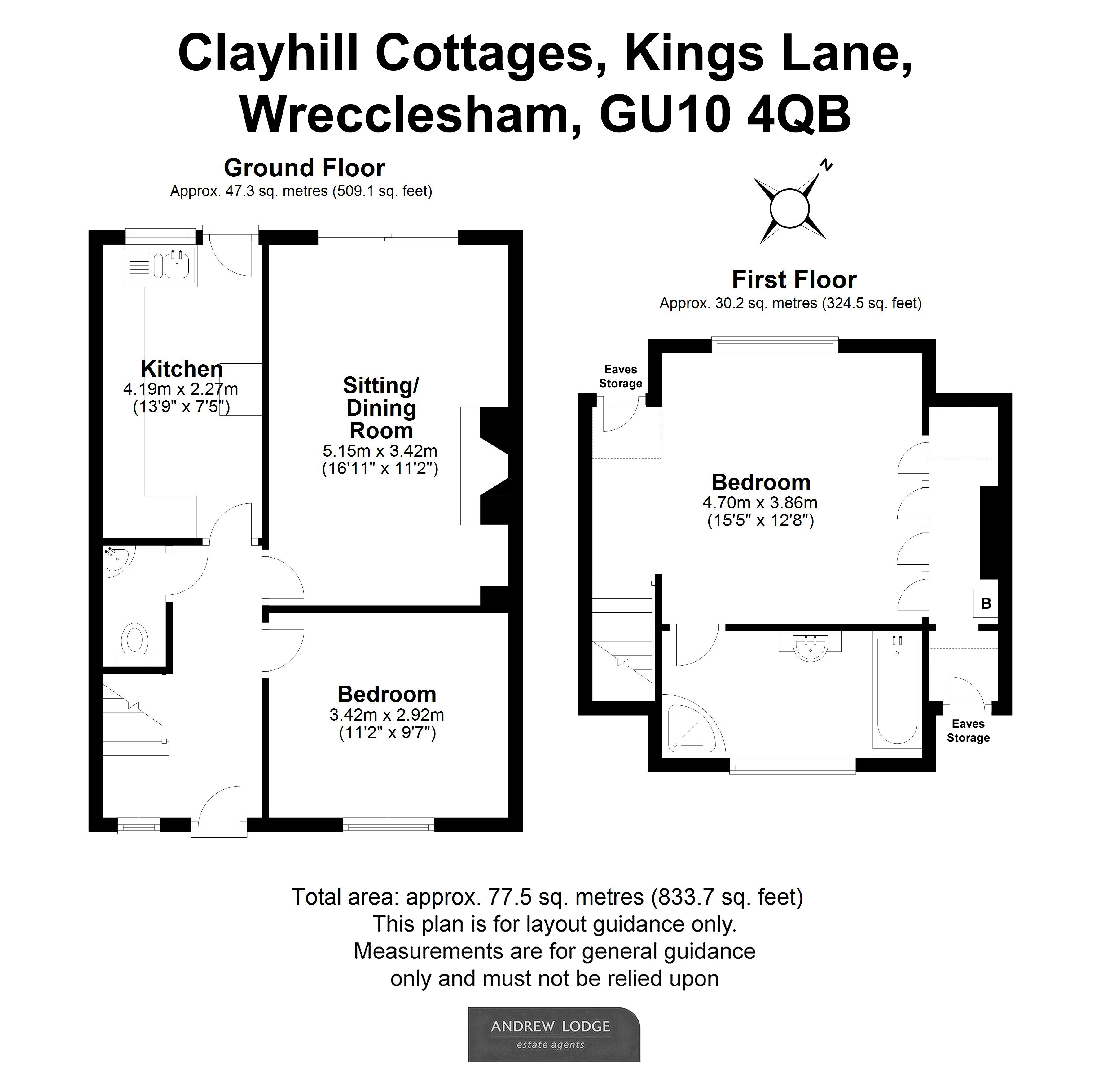 Floorplan for Kings Lane, Wrecclesham, Farnham