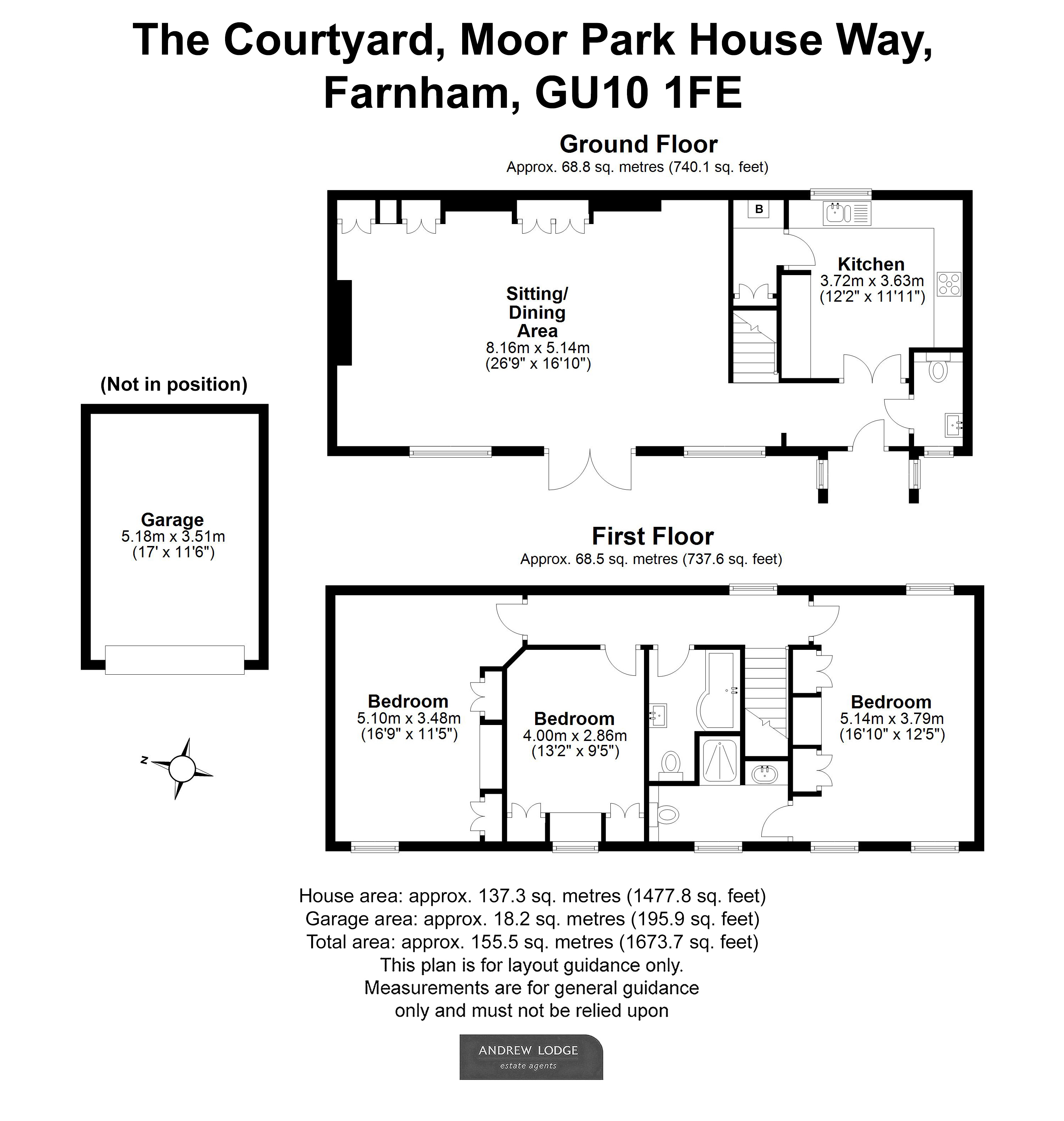Floorplan for Farnham, Surrey