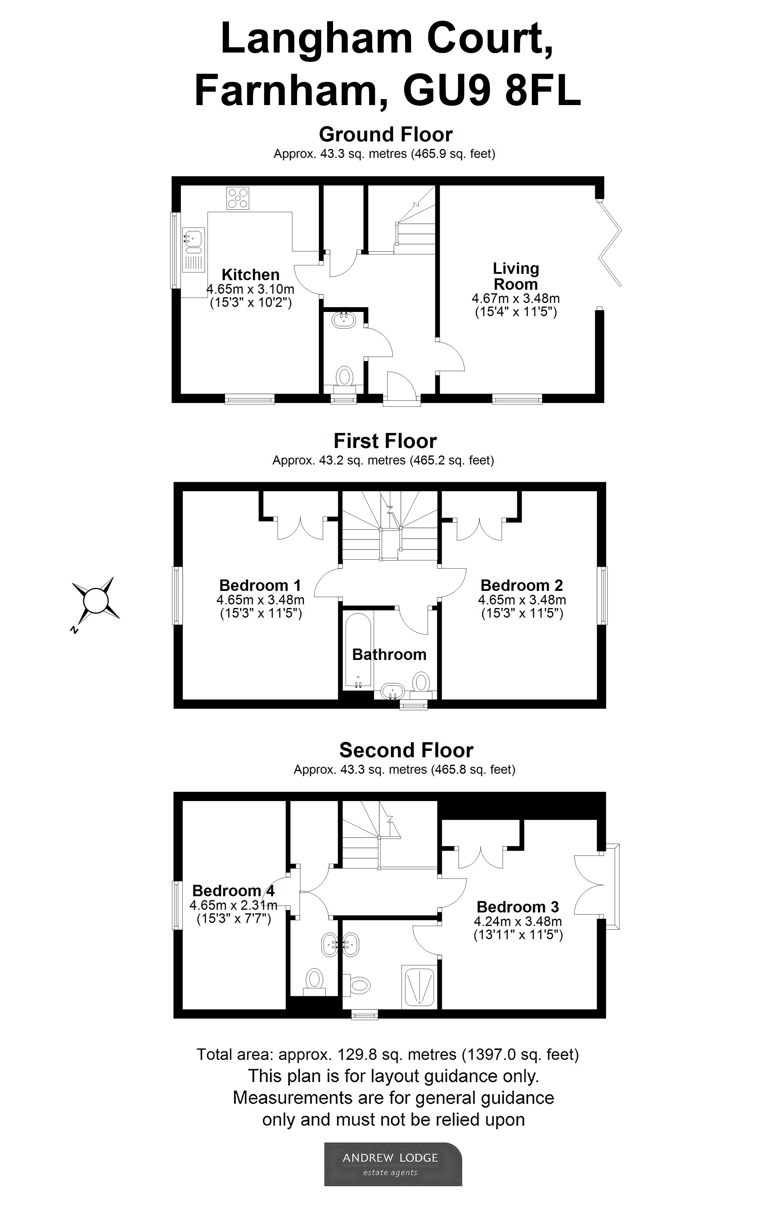 Floorplan for Farnham, Surrey