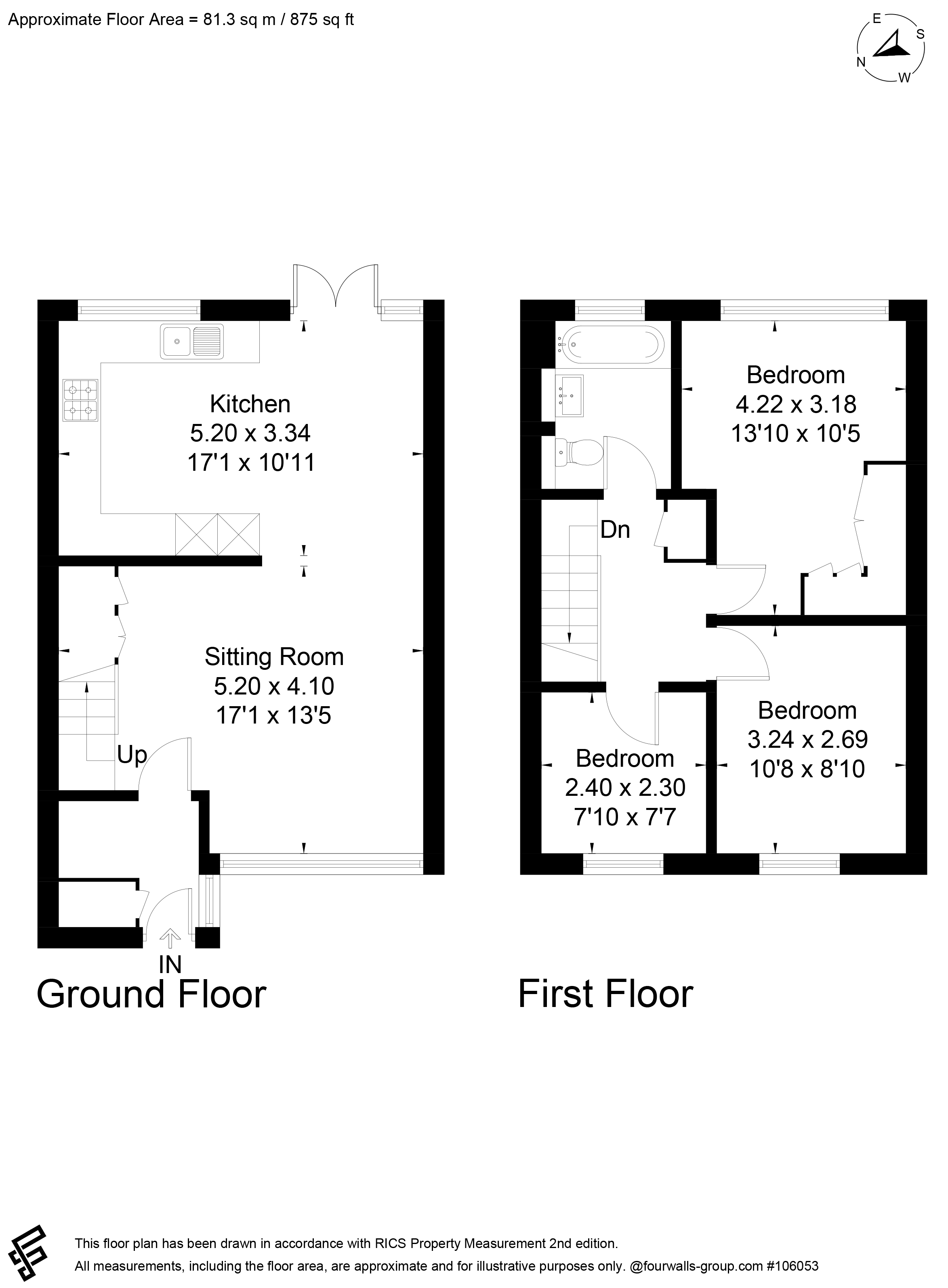 Floorplan for Farnham, Surrey