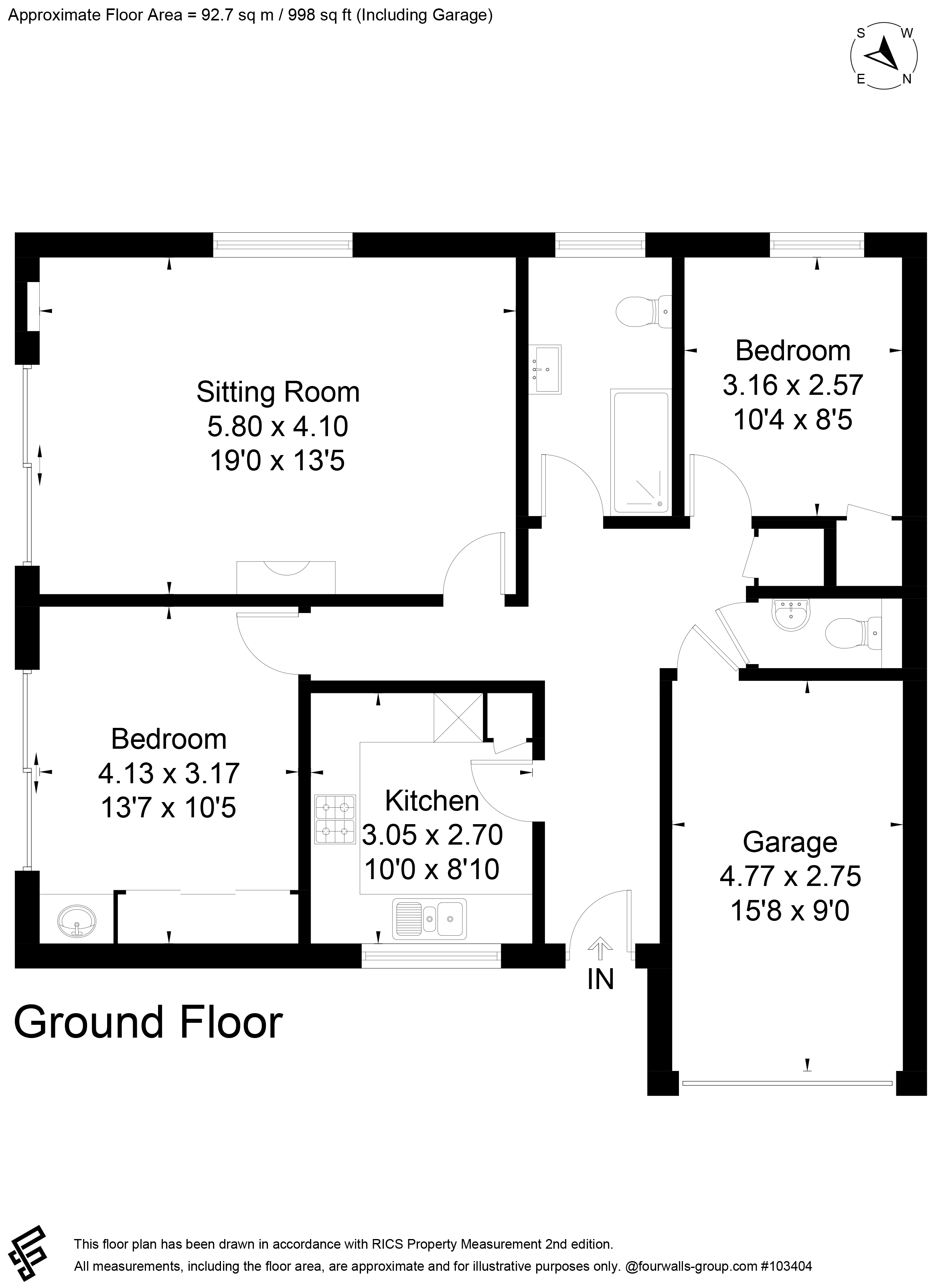 Floorplan for Farnham, Surrey