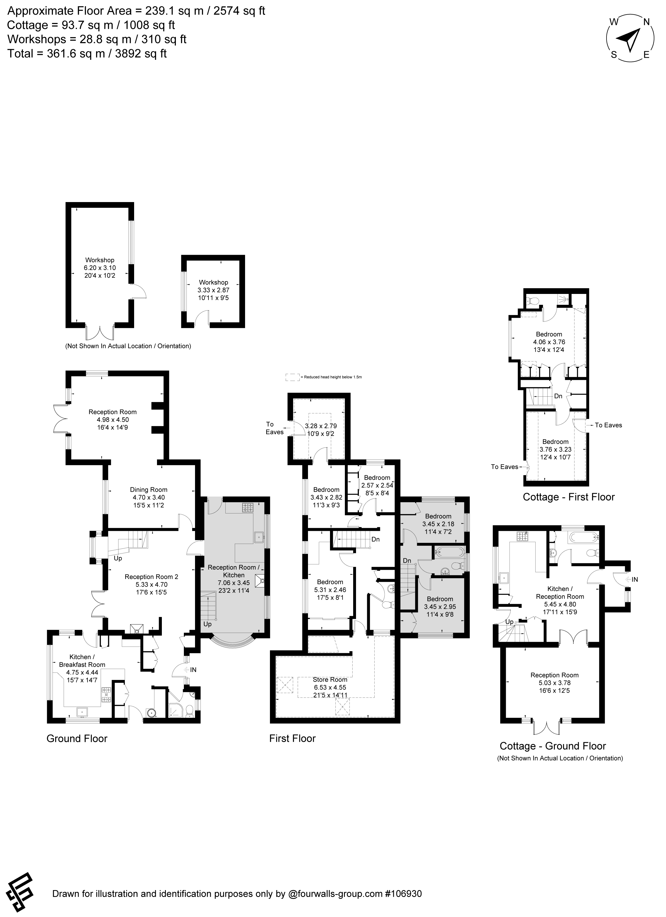 Floorplan for Frith End, Hampshire