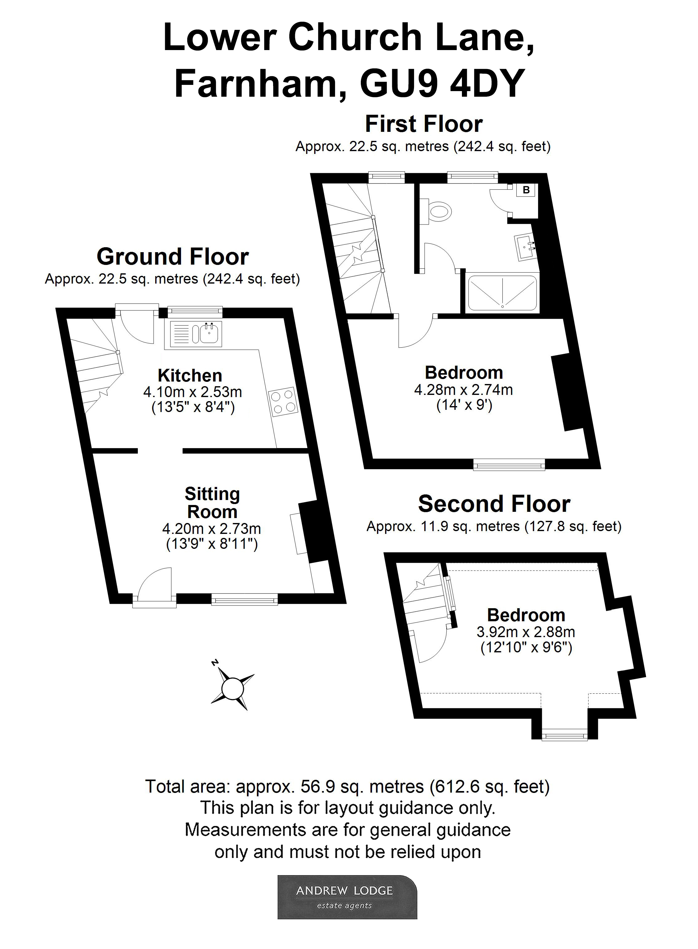 Floorplan for Farnham, Surrey