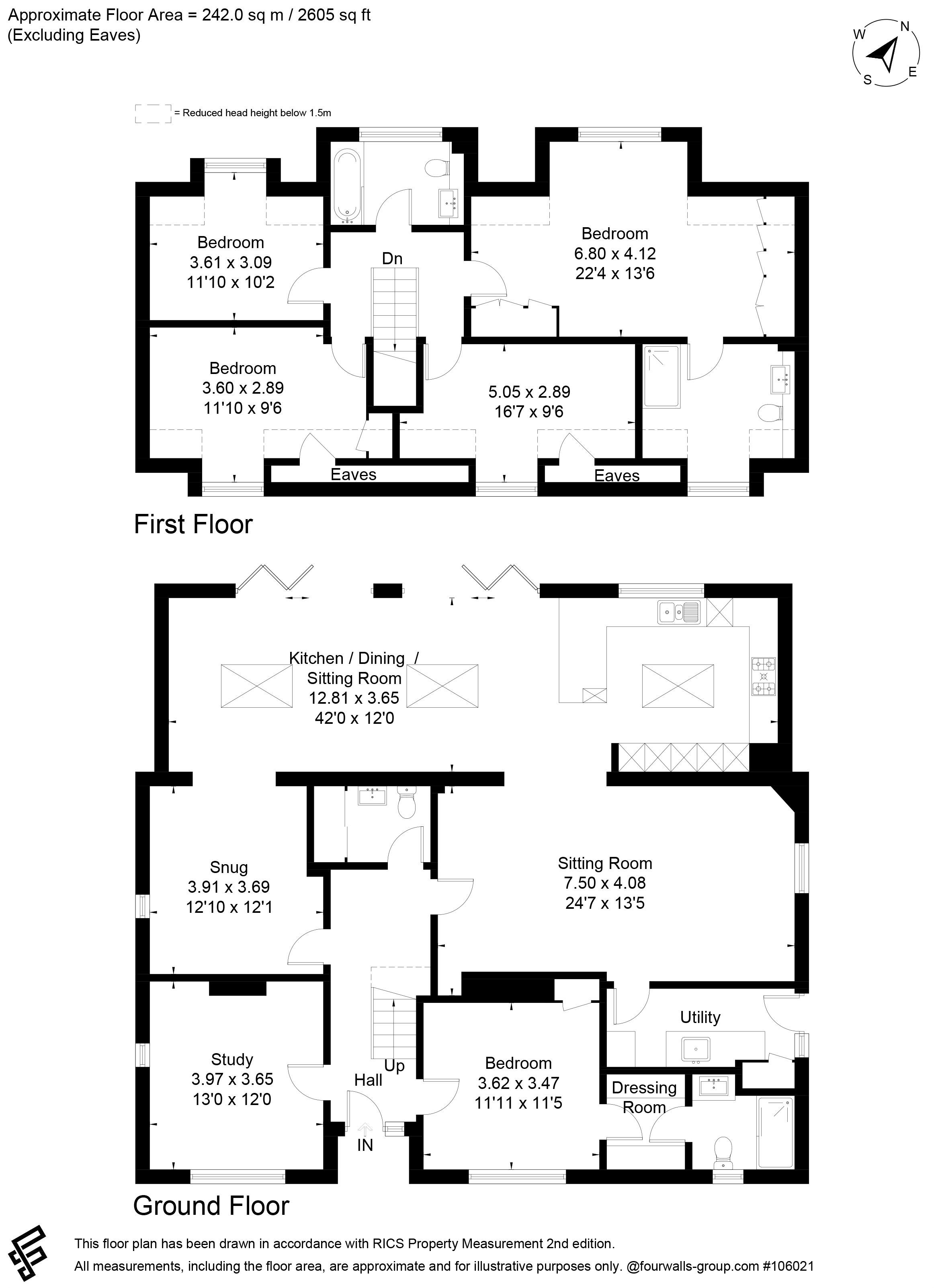 Floorplan for Crondall, Farnham, Surrey